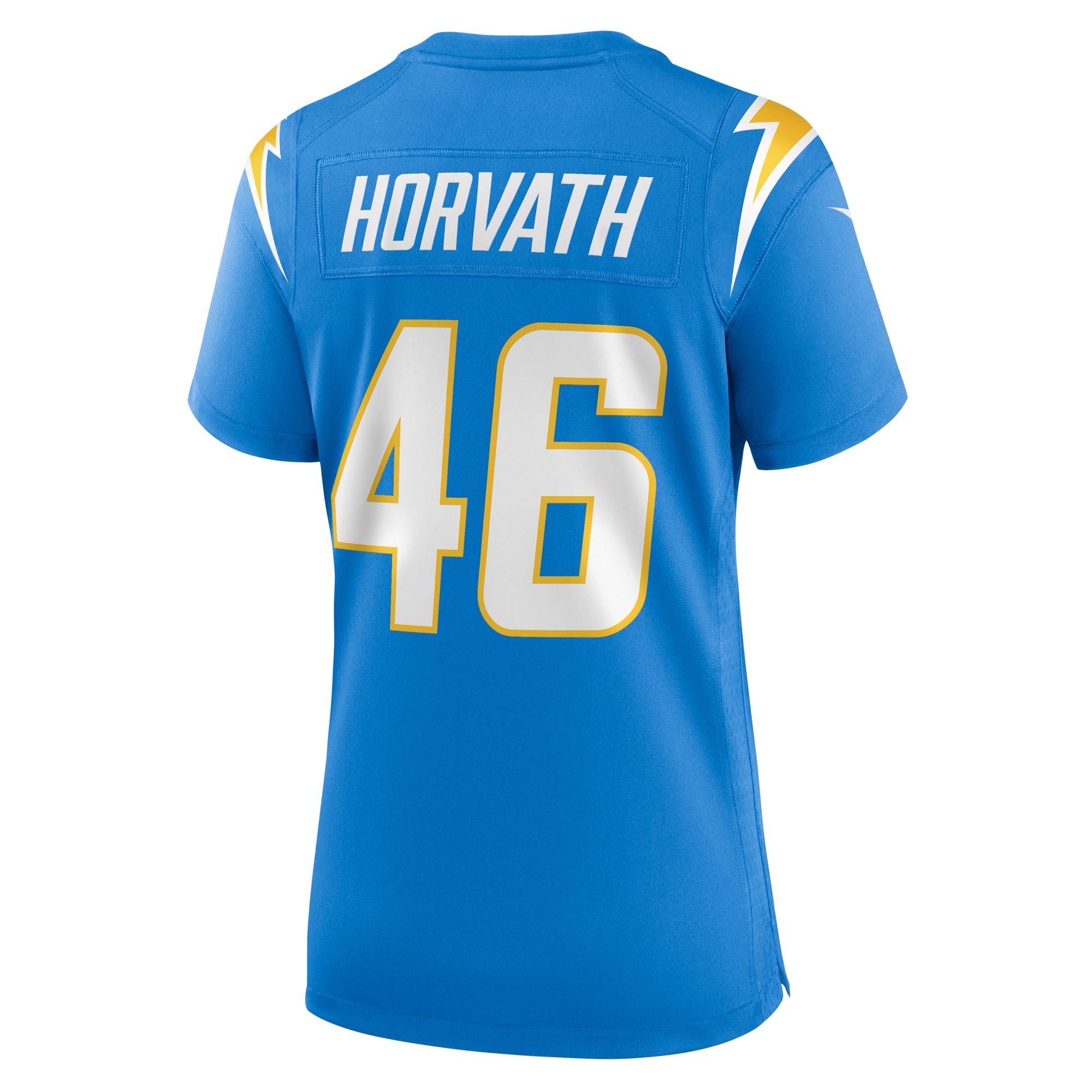 Los Angeles Chargers Zander Horvath Powder Blue Game NFL Jersey Women's
