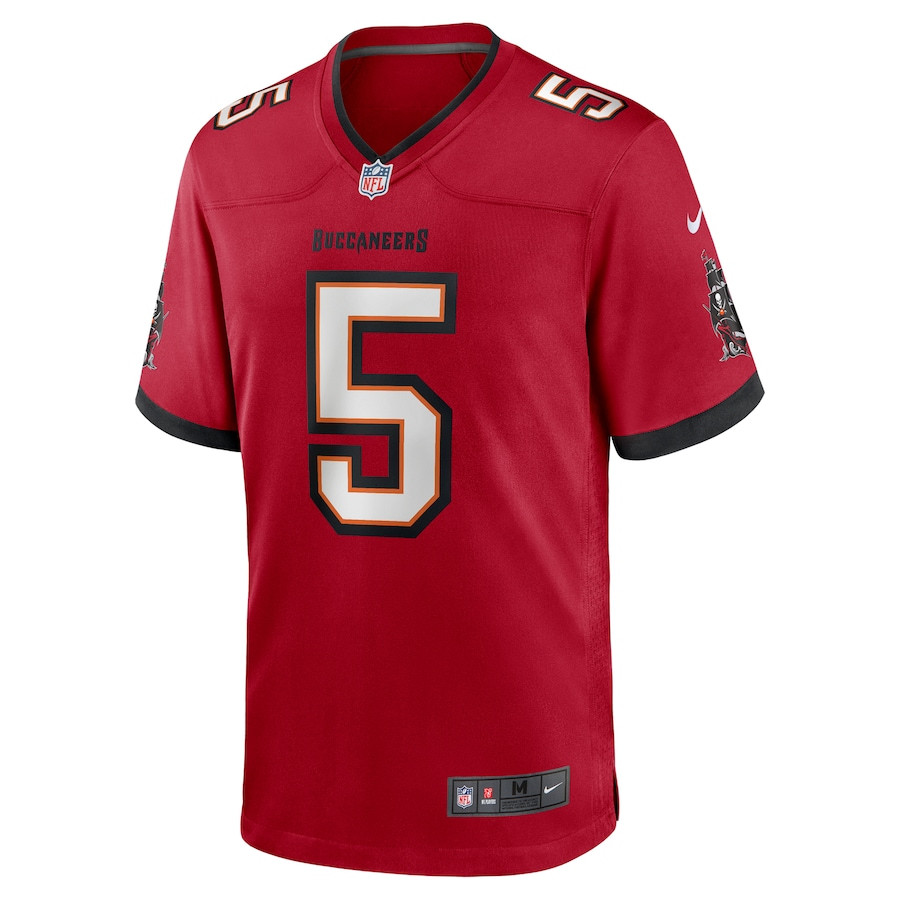 Jack Browning 5 Tampa Bay Buccaneers Game Red NFL Jersey Men's