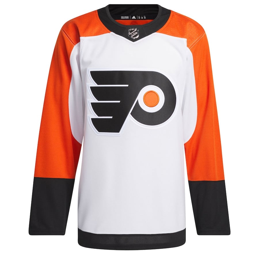 Philadelphia Flyers Away Primegreen White NHL Jersey Men's