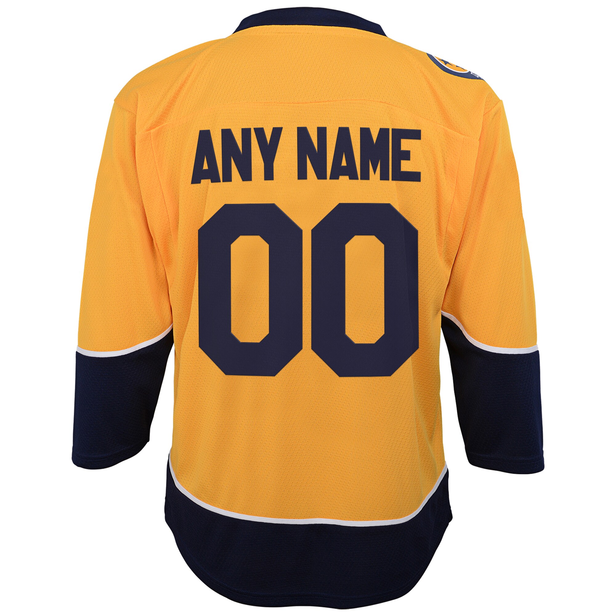 Nashville Predators Gold Home Custom NHL Jersey Youth