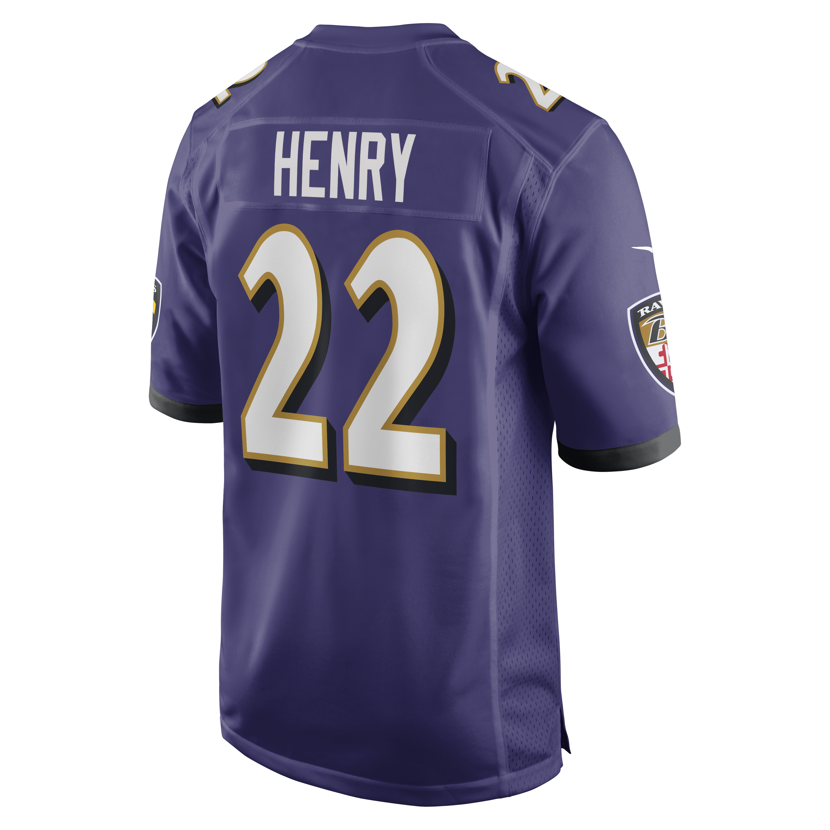 Baltimore Ravens Derrick Henry Purple Game Player NFL Jersey Men's