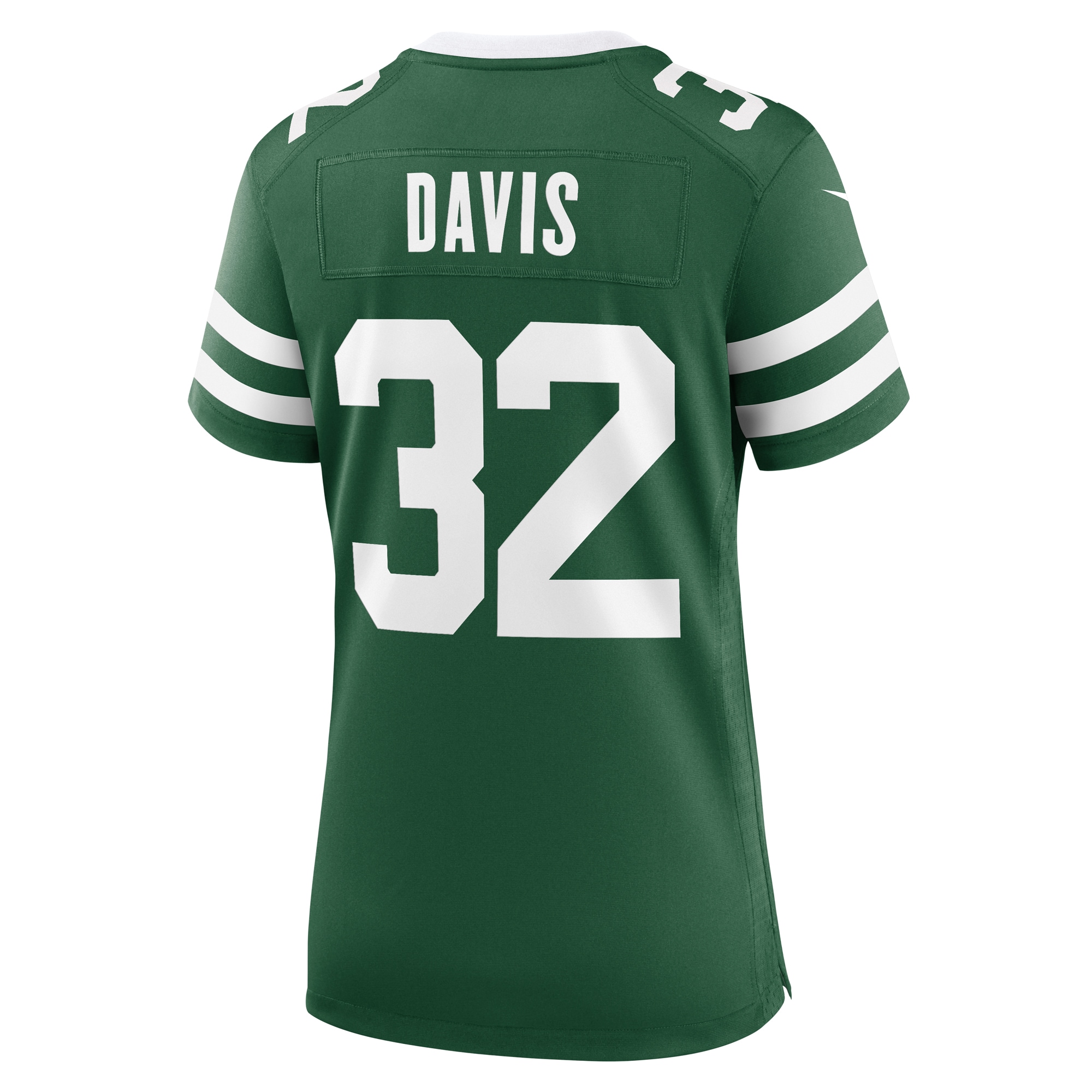 New York Jets Isaiah Davis Legacy Green Team Game NFL Jersey Women's