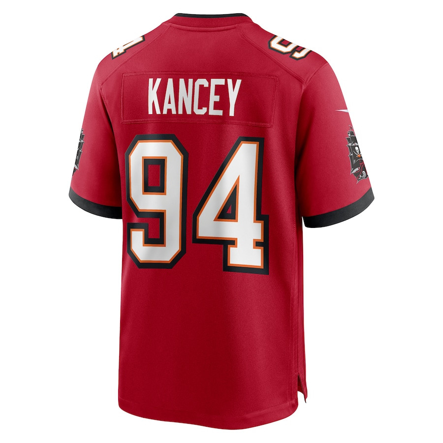 Calijah Kancey 94 Tampa Bay Buccaneers Game Red NFL Jersey Men's