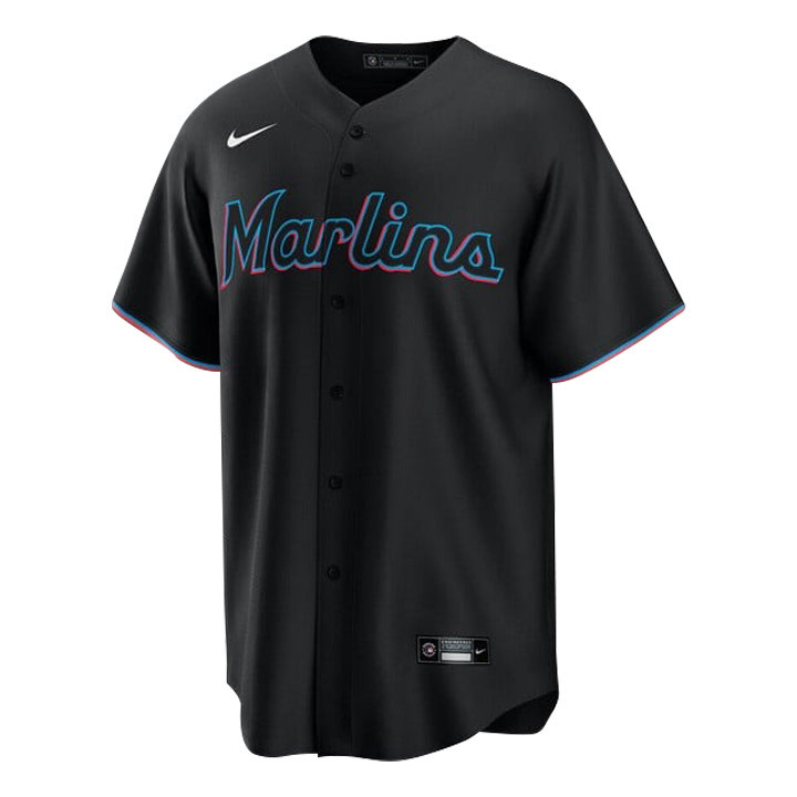 Lionel Messi Miami Marlins Stitched Black MLB Jersey Men's