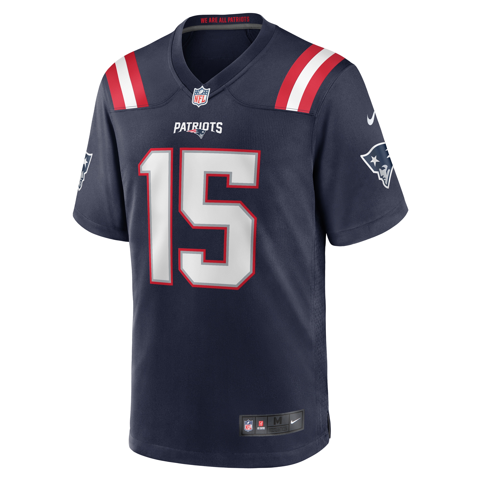 New England Patriots Marte Mapu Navy Game NFL Jersey Men's