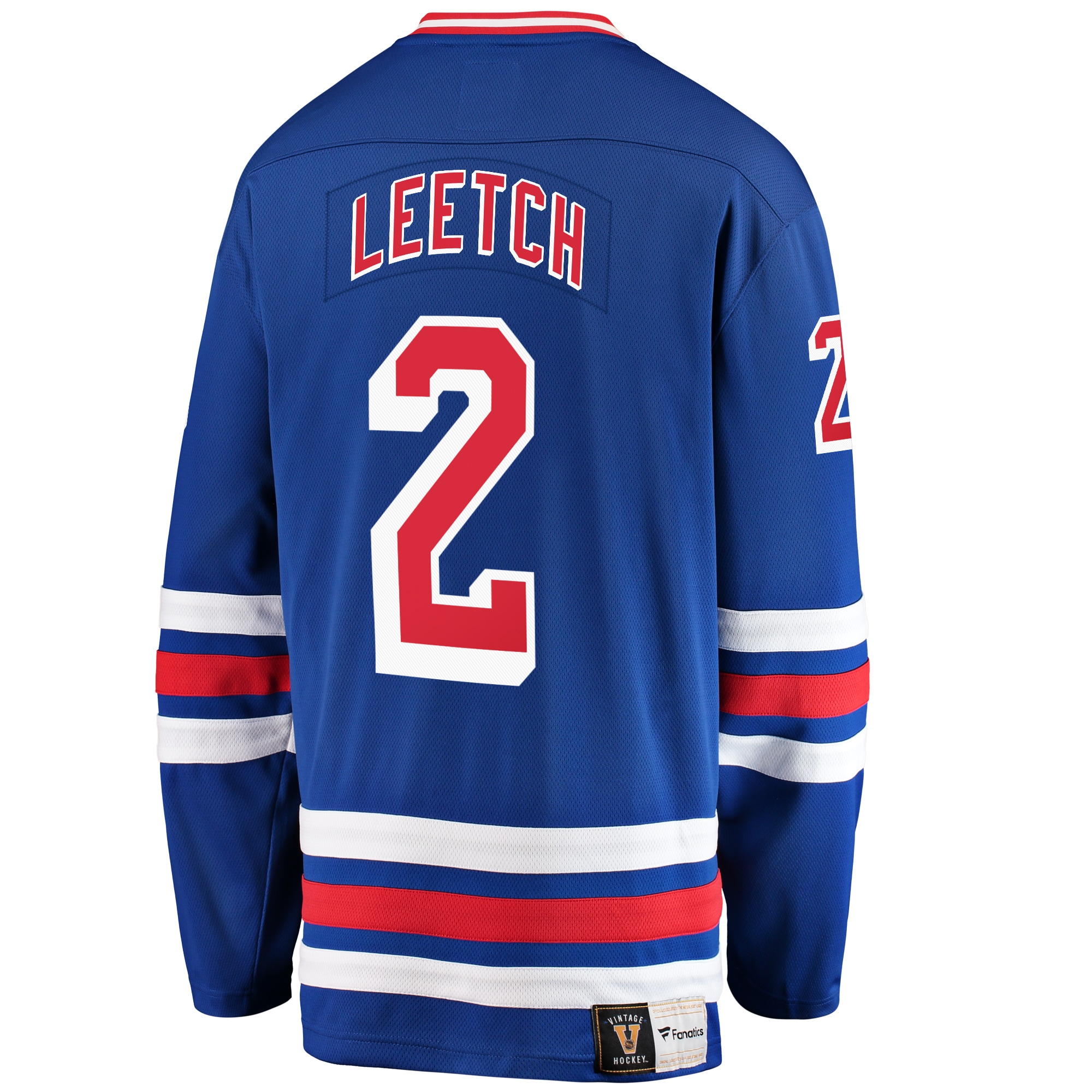 New York Rangers Brian Leetch Blue Premier Breakaway Retired Player NHL Jersey Men's