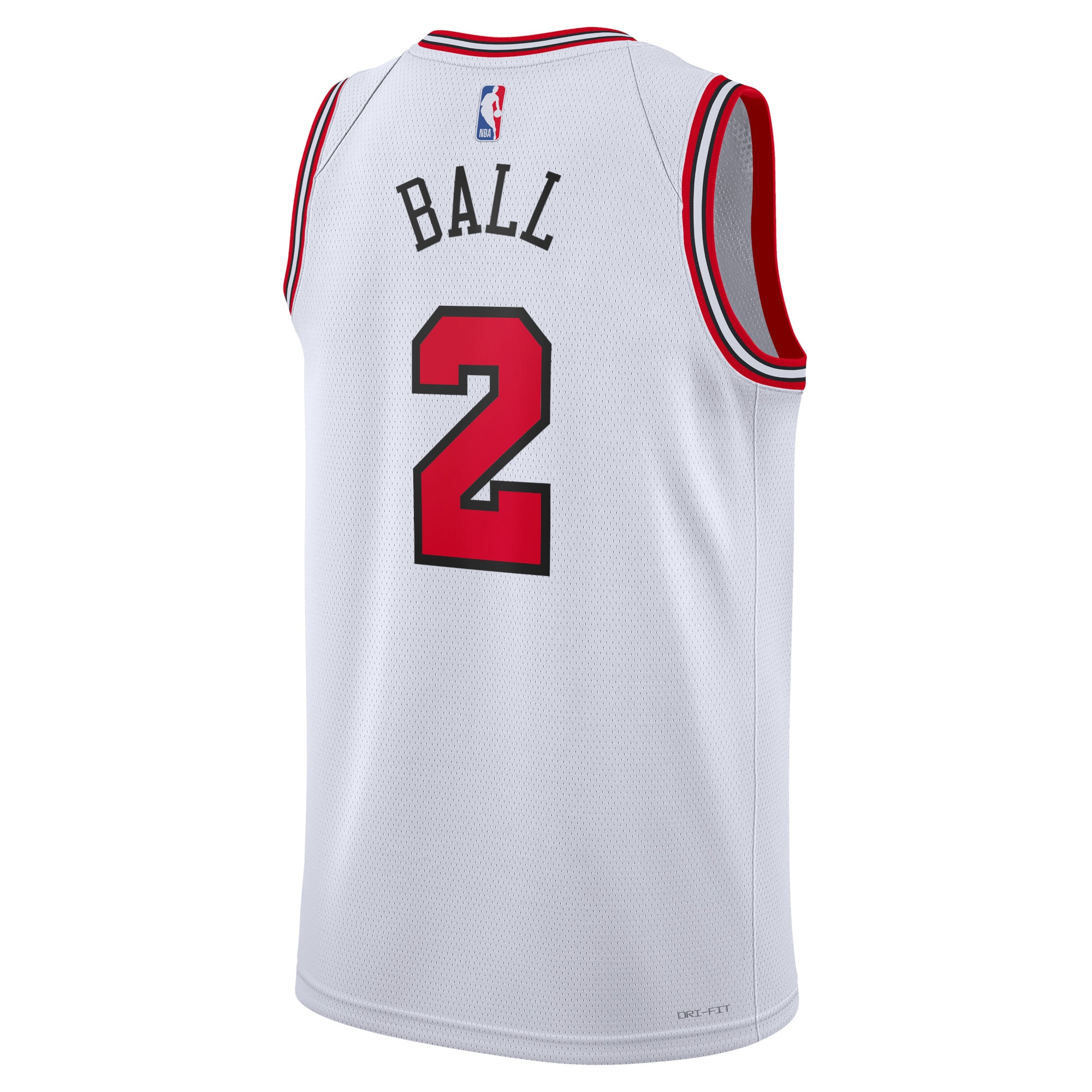 Chicago Bulls Association Edition Swingman White Lonzo Bal Unisex NBA Jersey Unisex