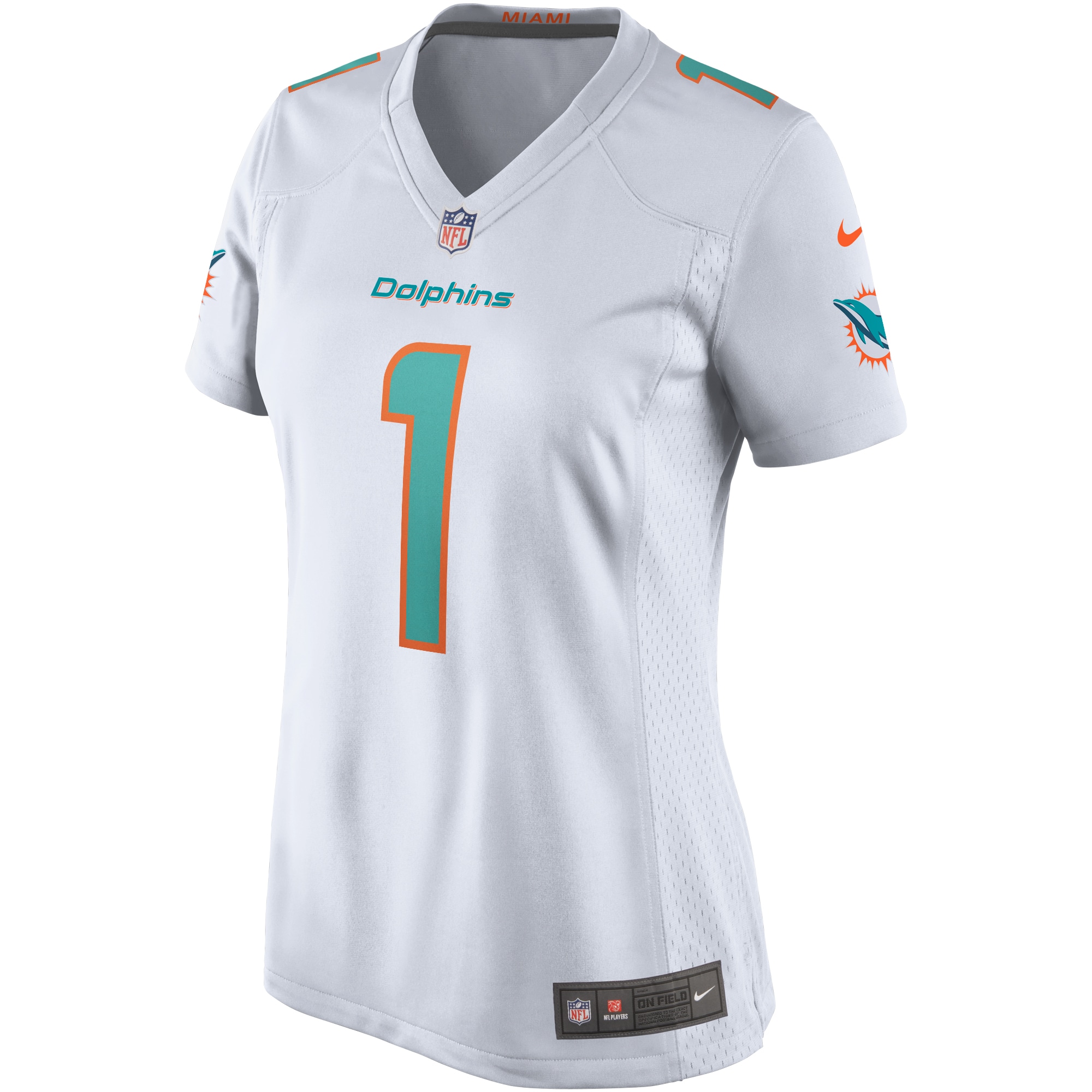 Miami Dolphins Tua Tagovailoa White Game NFL Jersey Women's