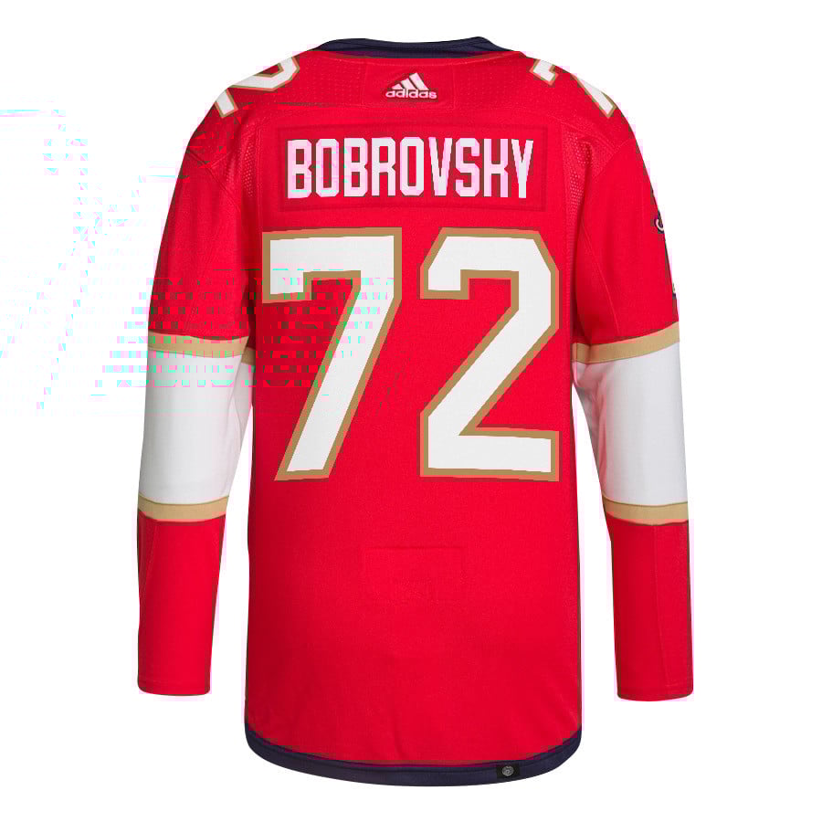 Sergei Bobrovsky 72 Florida Panthers 2024 STANLEY CUP Final Home Breakaway Red NHL Jersey Men's