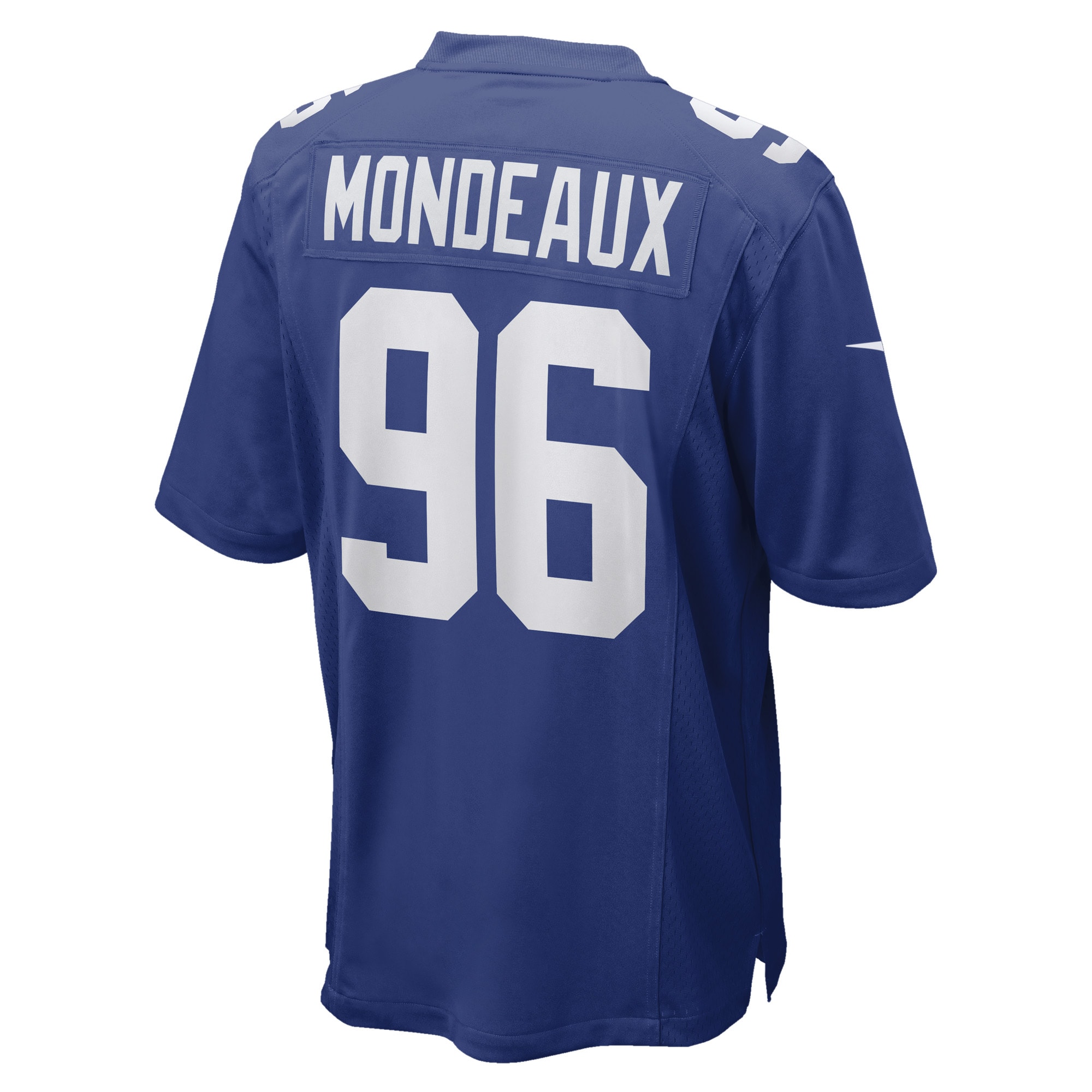 New York Giants Henry Mondeaux Royal Game Player NFL Jersey Men's