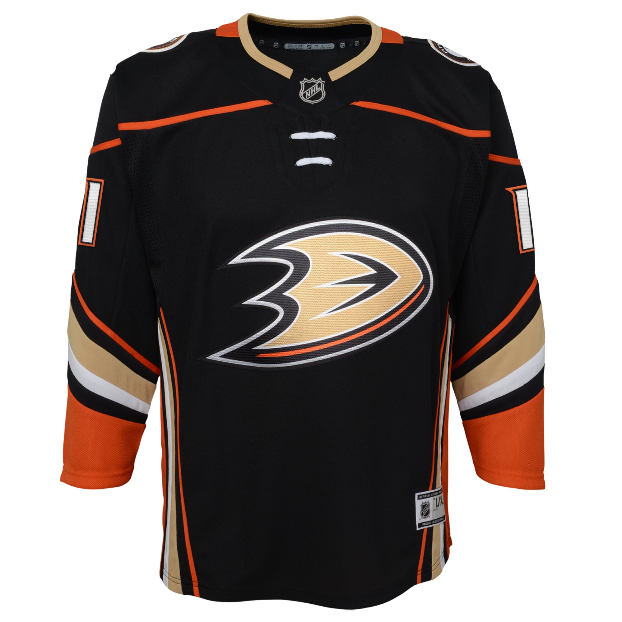 Anaheim Ducks Trevor Zegras Black Home Premier Player NHL Jersey Youth