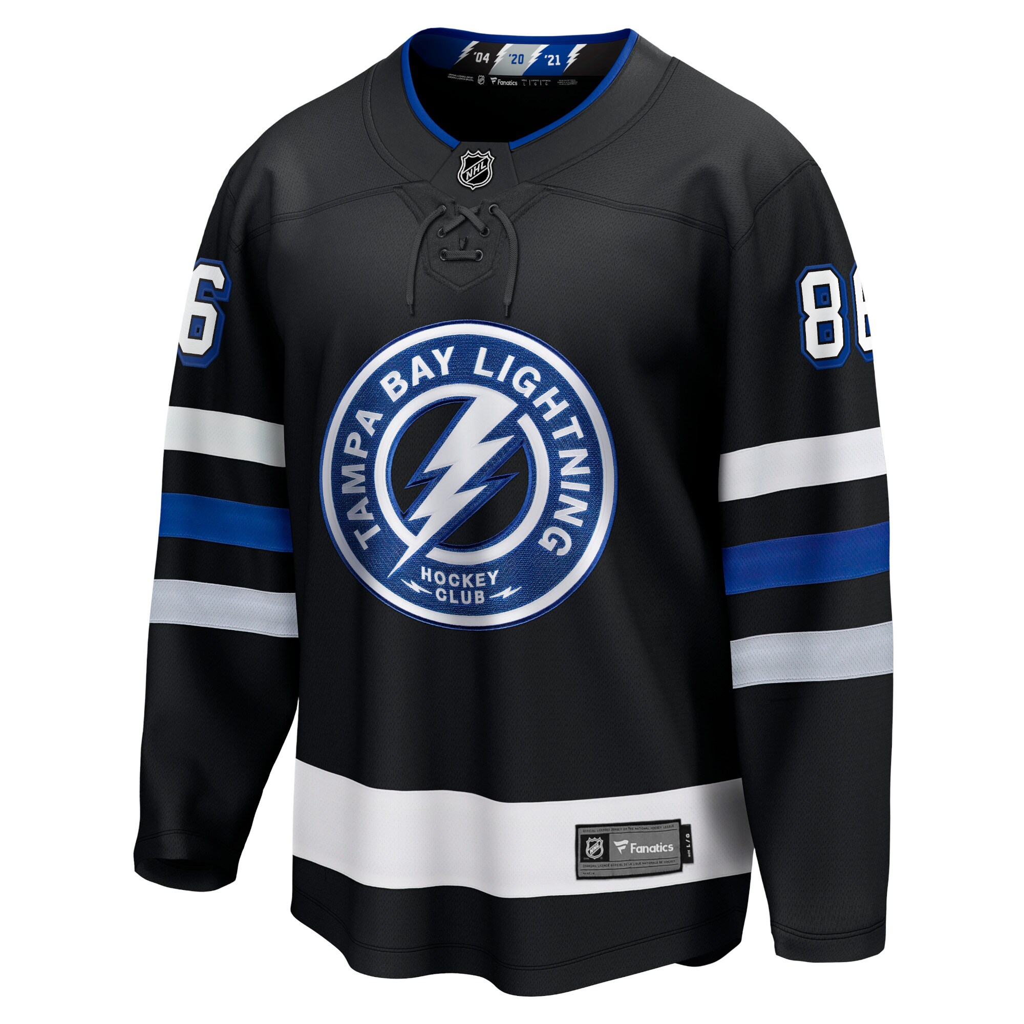 Tampa Bay Lightning Nikita Kucherov Black Alternate Premier Breakaway Player NHL Jersey Men's