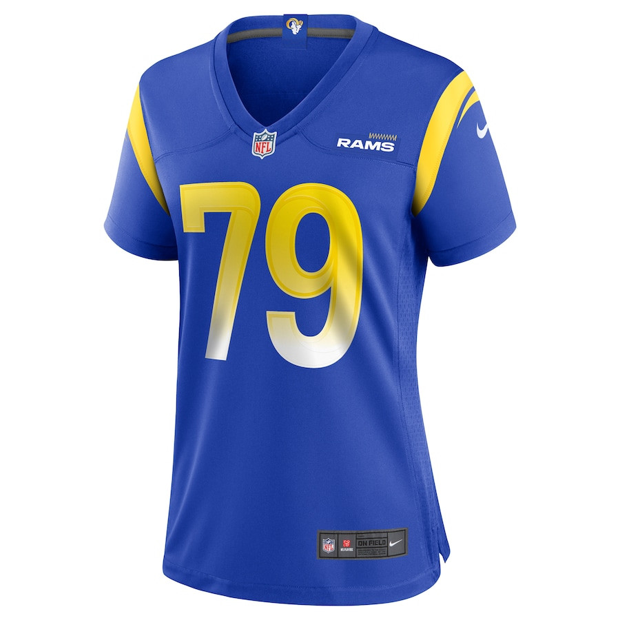 Rob Havenstein 79 Los Angeles Rams Game Royal NFL Jersey Women's