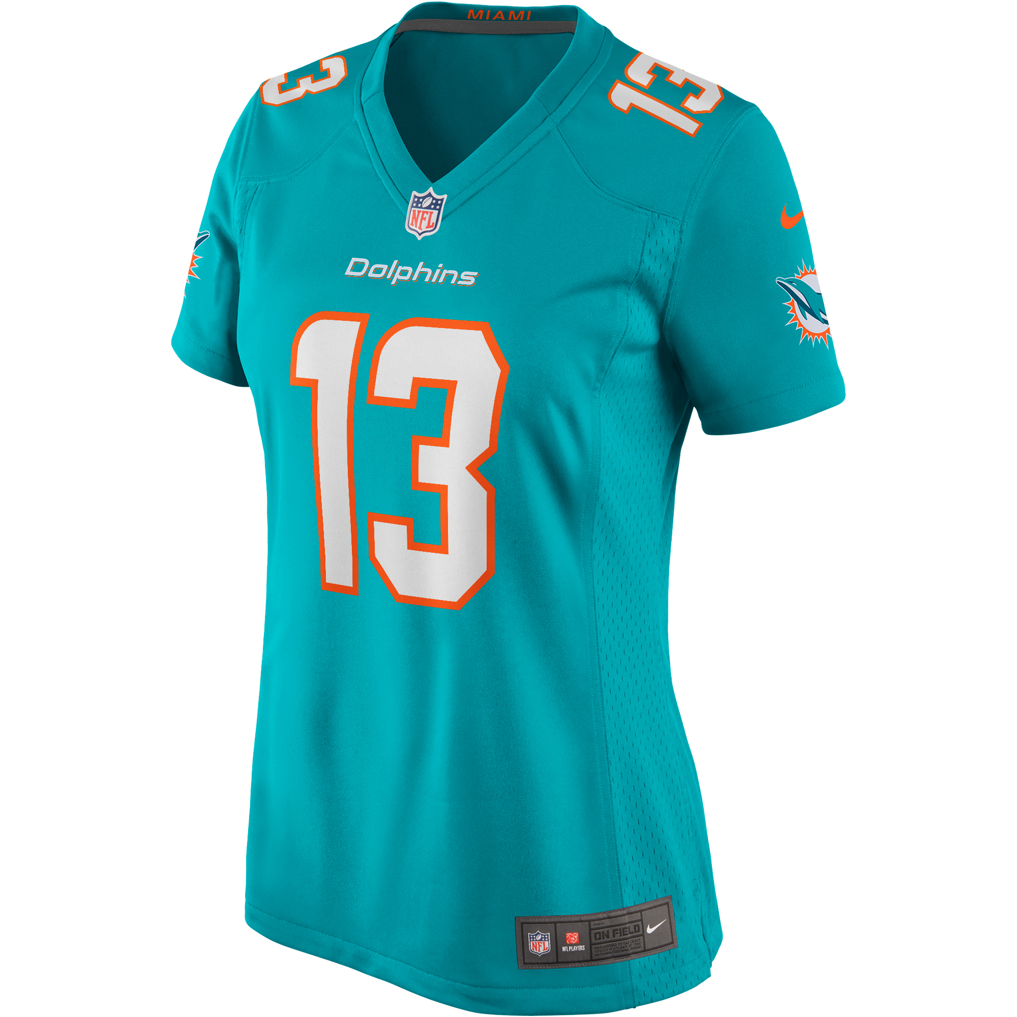 Miami Dolphins Dan Marino Aqua Game Retired Player NFL Jersey Women's