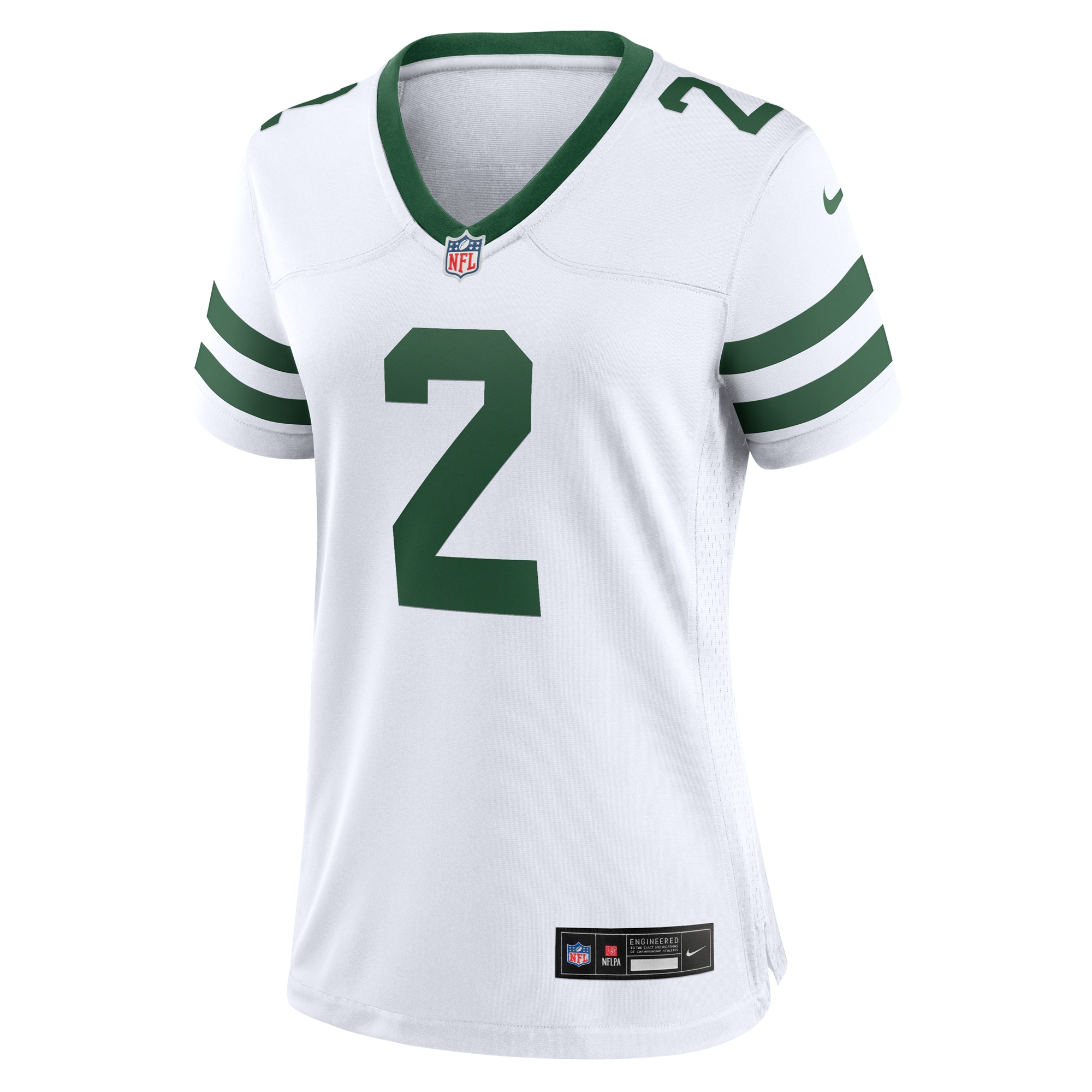 New York Jets Zach Wilson Legacy White Game NFL Jersey Women's