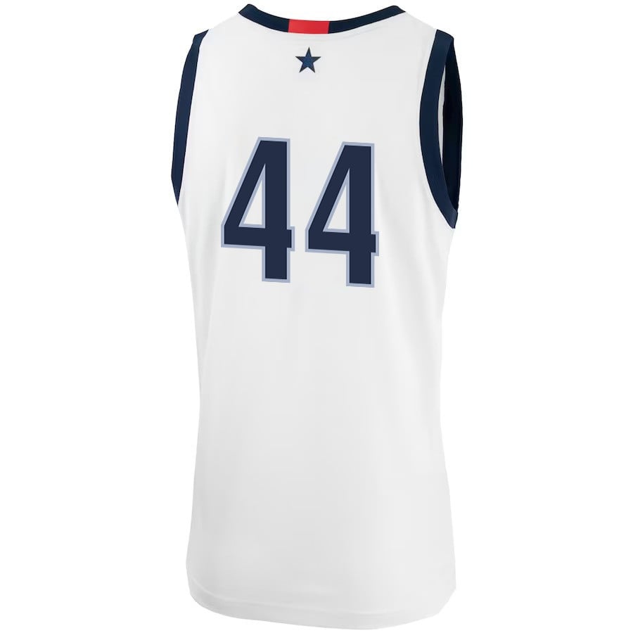 Andre Jackson Jr. 44 UConn Huskies Me White NCAA Jersey Men's