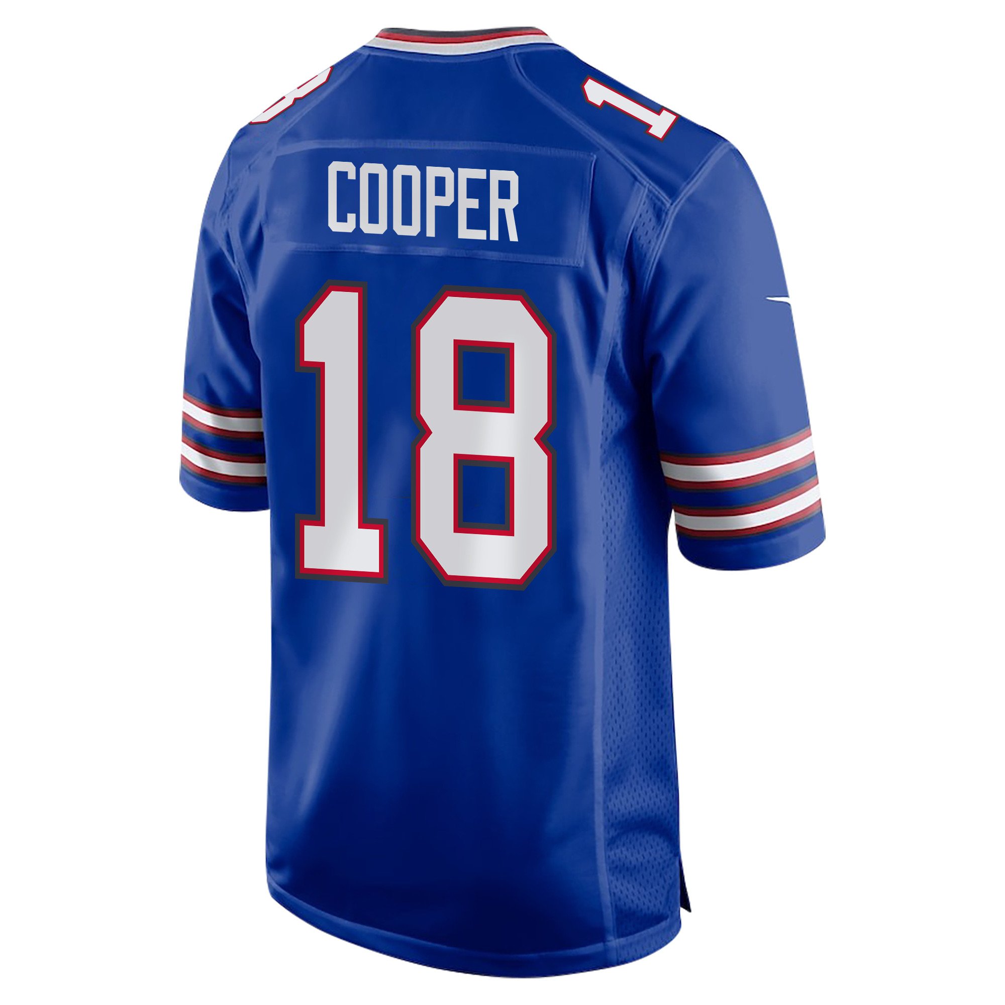 Amari Cooper 18 Buffalo Bills Super Bowl LIX Champions Patch New Orleans Where Legends Are Made' EMBROIDERED Game Royal NFL Jersey Men's