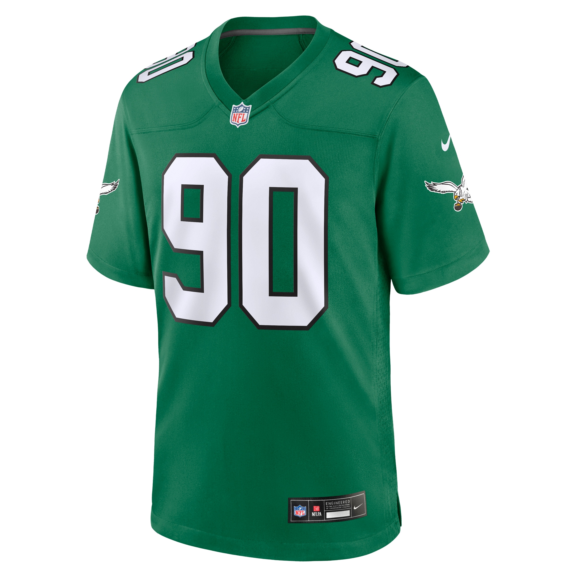 Philadelphia Eagles Mike Golic Kelly Green Alternate Game NFL Jersey Men's