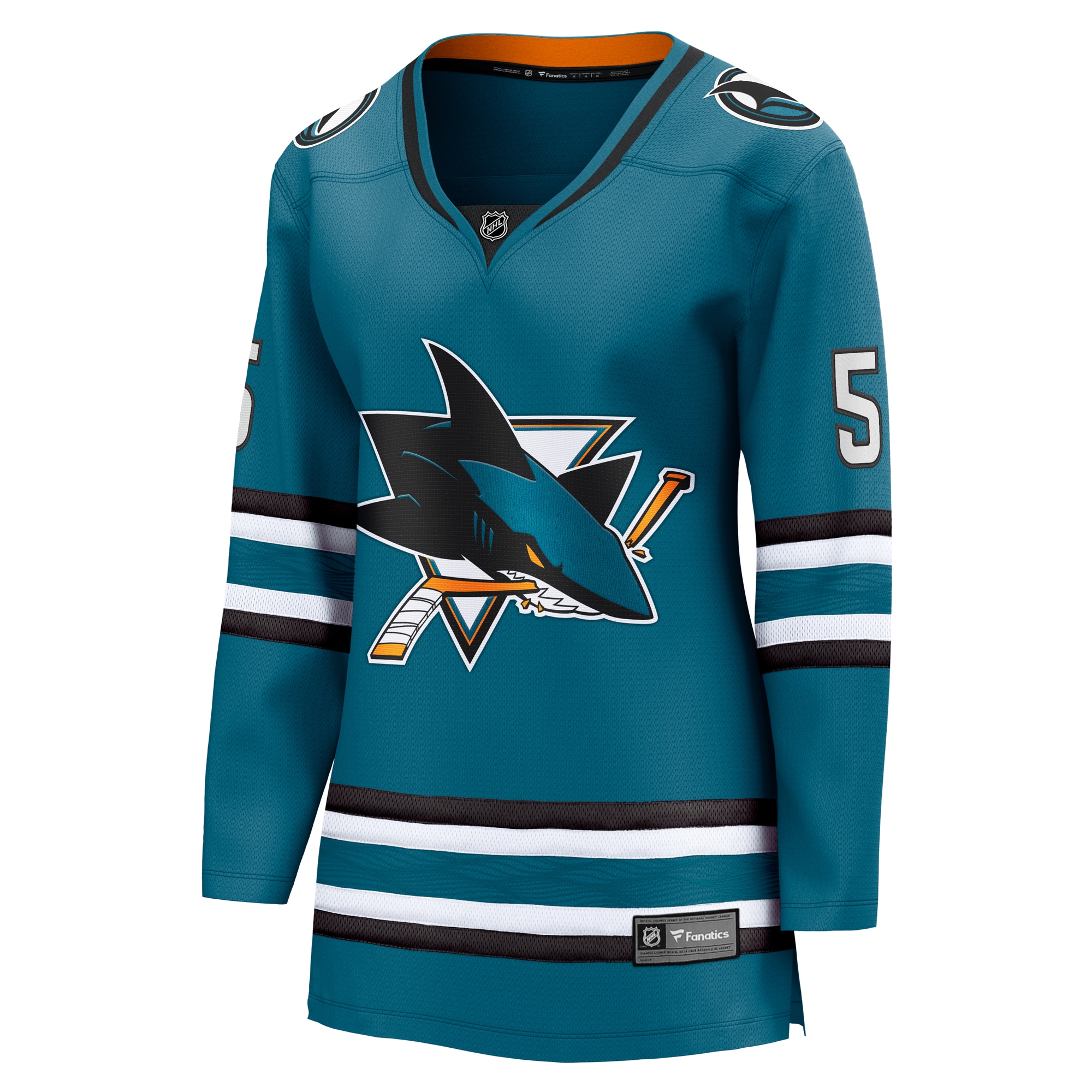 San Jose Sharks Matt Benning Teal Home Breakaway Player NHL Jersey Women's
