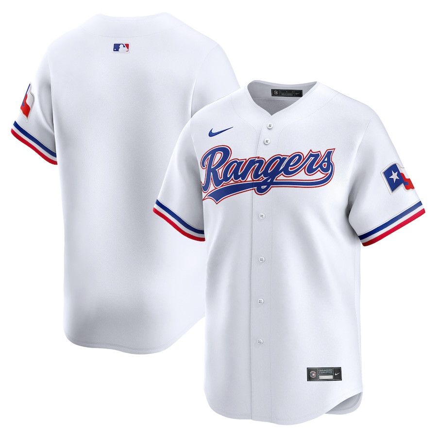 Texas Rangers Home Limited White MLB Jersey Youth