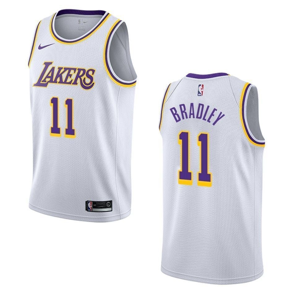 Los Angeles Lakers 11 Avery Bradley Association Swingman White NBA Jersey Men's
