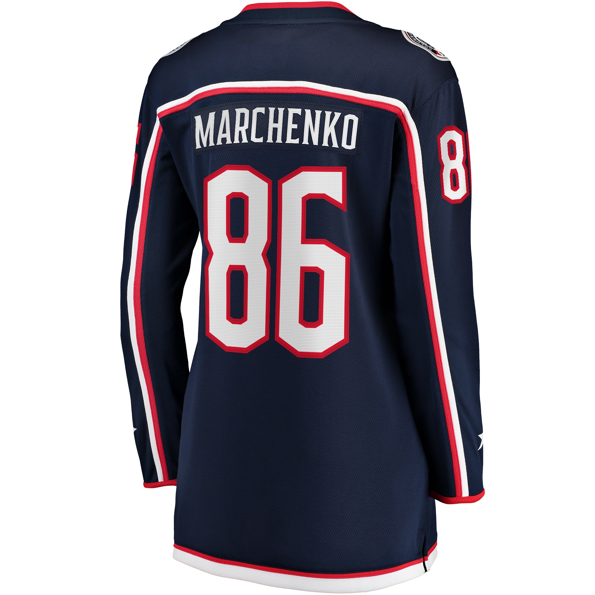 Columbus Blue Jackets Kirill Marchenko Navy Home Breakaway Player NHL Jersey Women's
