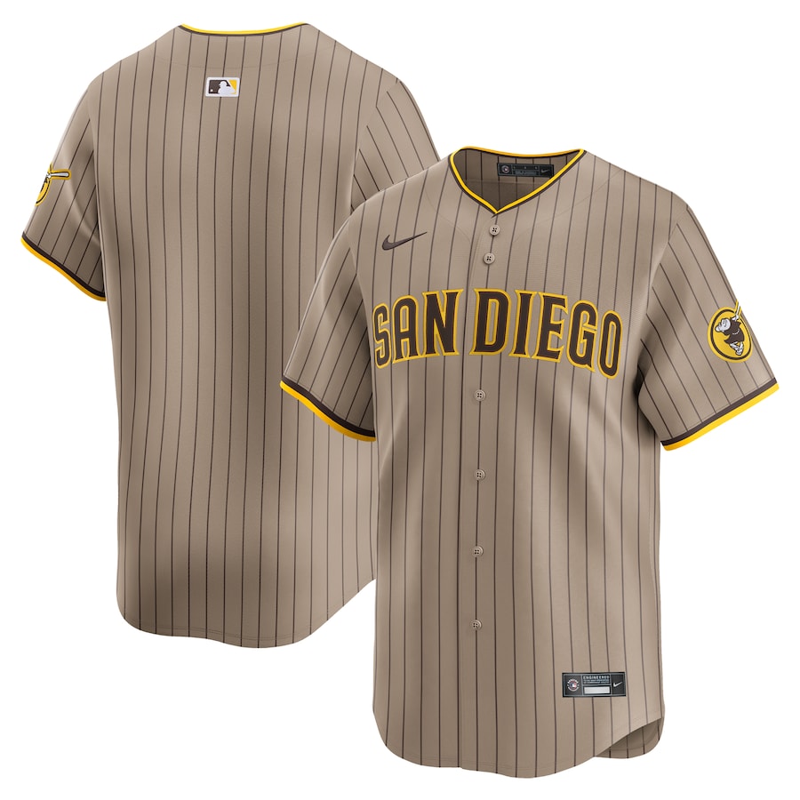 San Diego Padres Alternate Limited Jersey Khaki