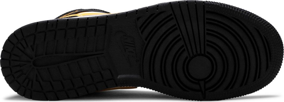 Air Jordan 1 Mid GS Black University Gold 554725-177