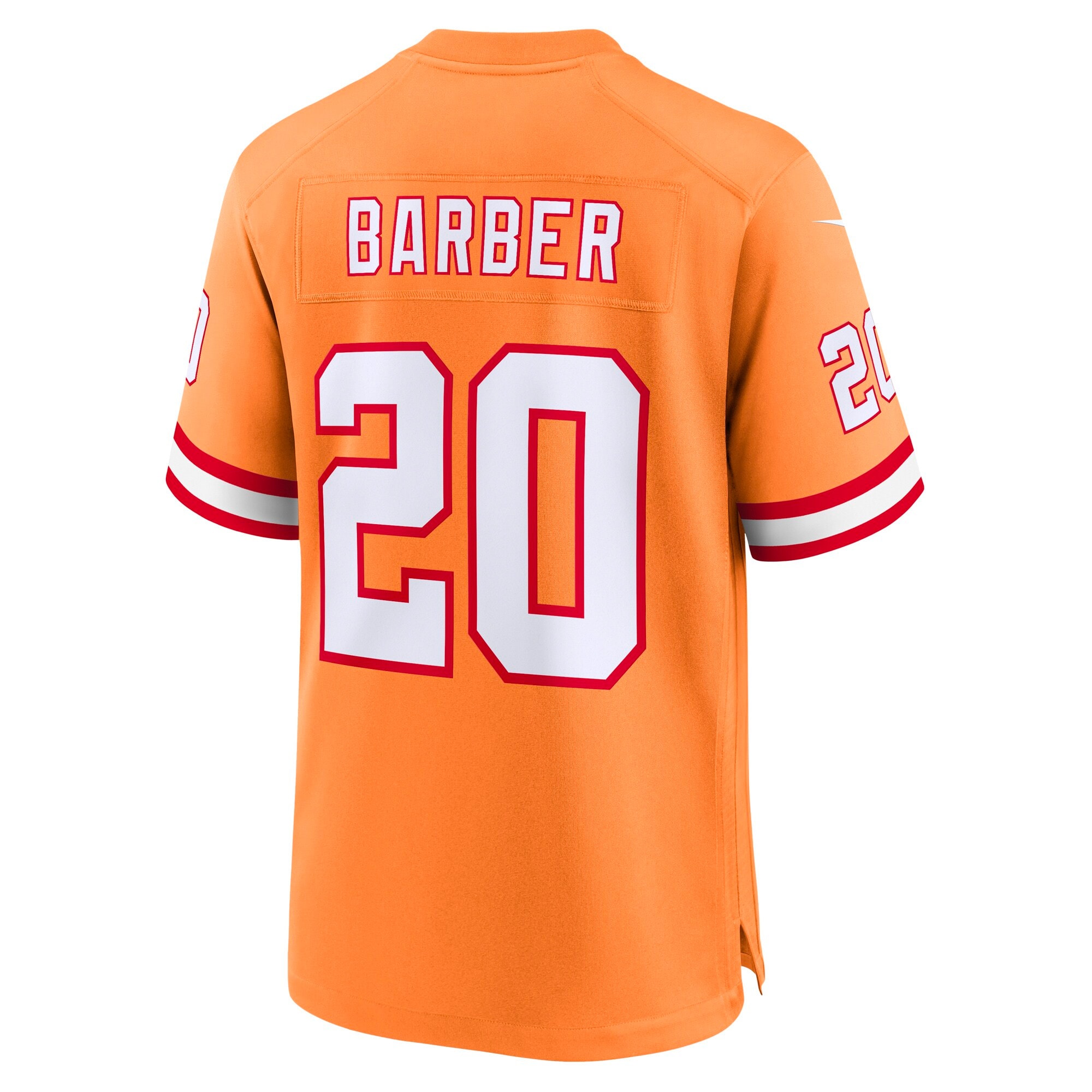 Tampa Bay Buccaneers Ronde Barber Orange Retired Player Game NFL Jersey Youth