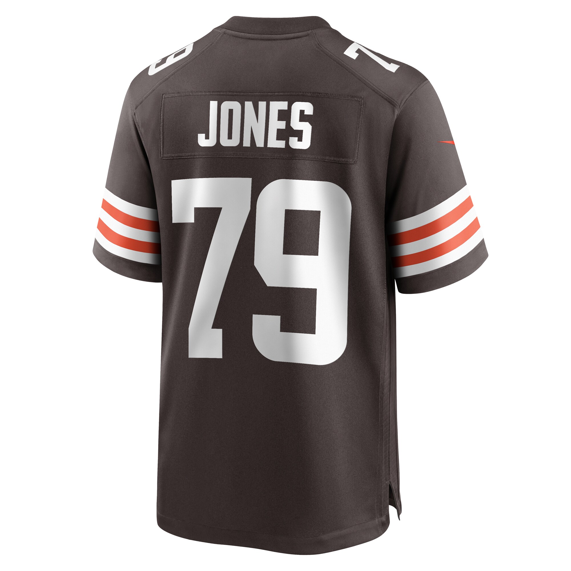 Cleveland Browns Dawand Jones Brown Team Game NFL Jersey Men's