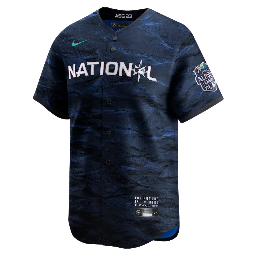 Ronald Acu?a Jr. 13 Atlanta Braves Signed MVP 2023 All Star Game Limited Player Royal MLB Jersey Men's