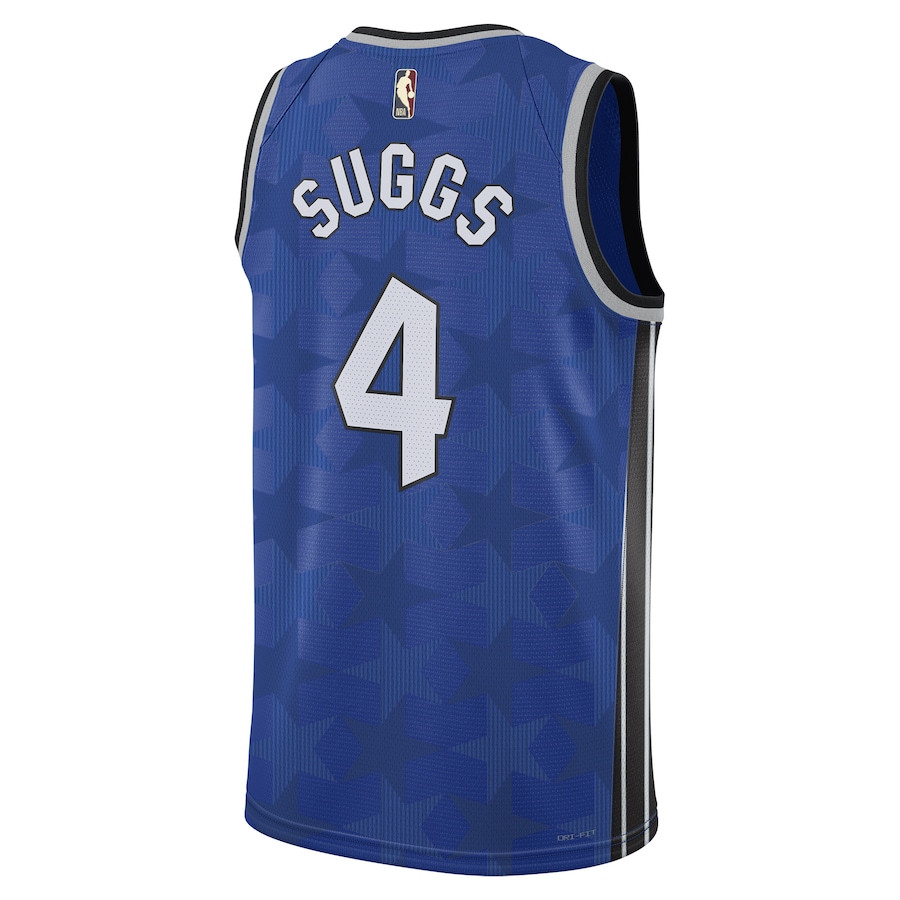 Jalen Suggs 4 Orlando Magic Unisex 2023/24 Swingman ??Classic Edition Blue NBA Jersey Unisex