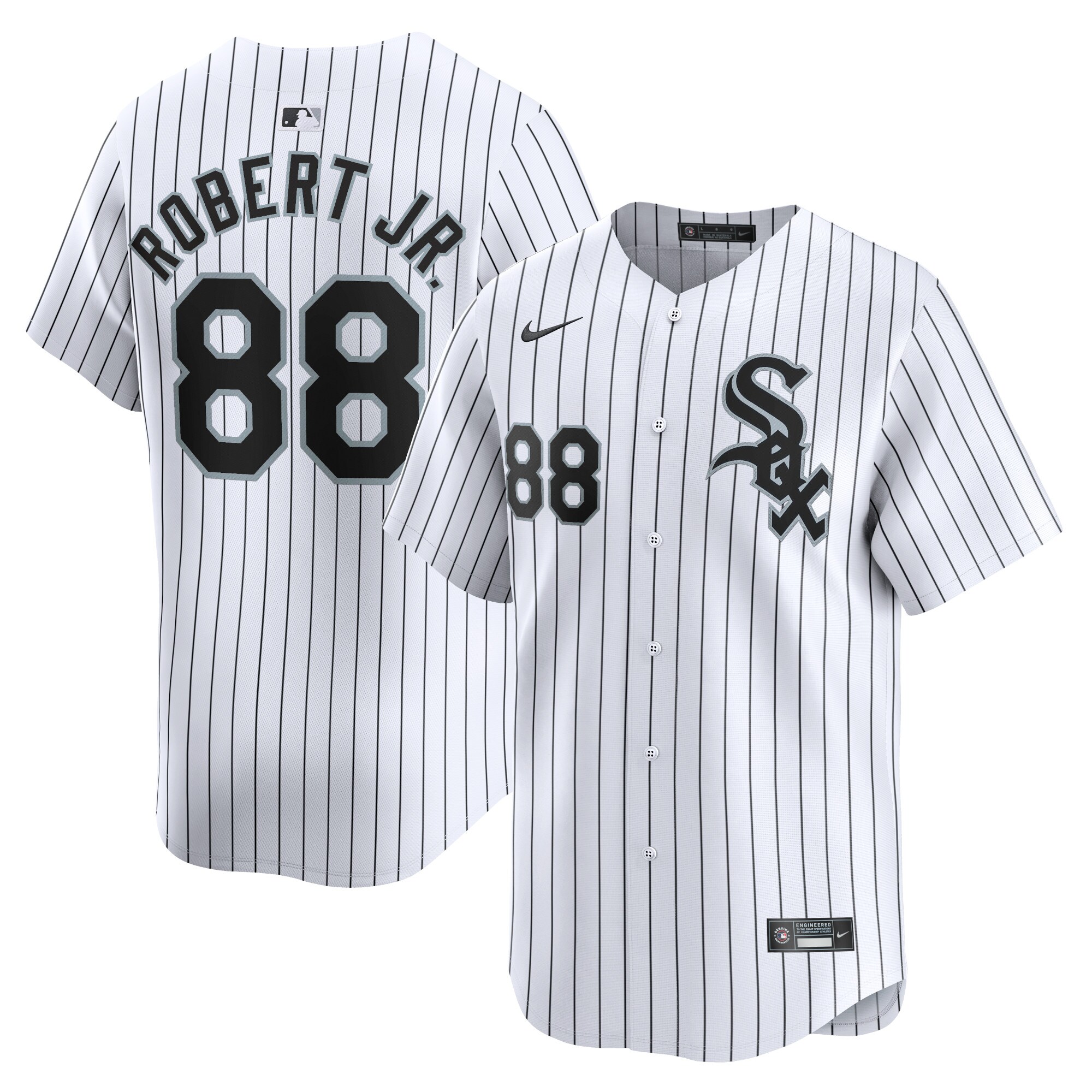 Chicago White Sox Luis Robert Jr. White Home Limited MLB Jersey Youth