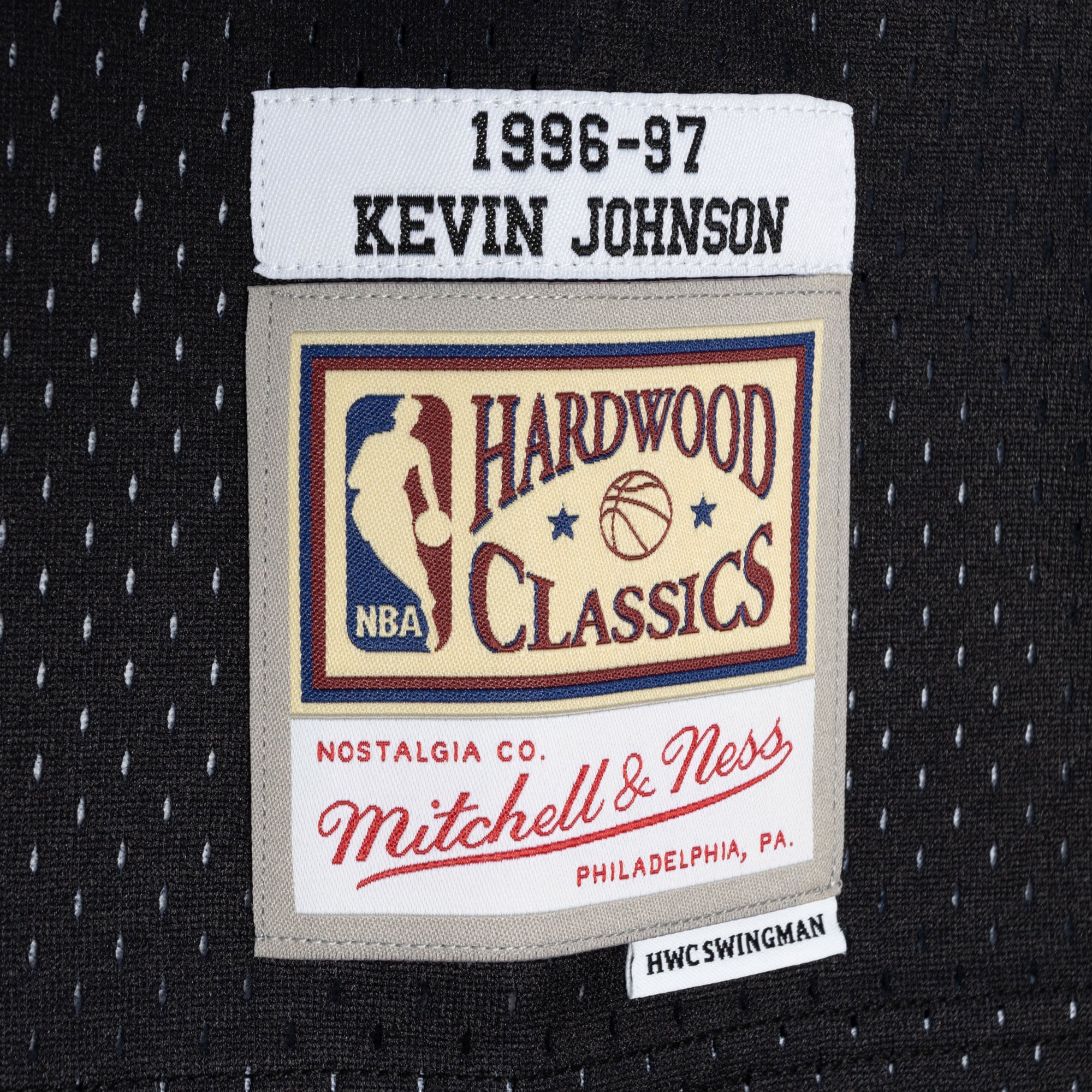 Mitchell Ness Kevin Johnson Purple/Black Phoenix Suns Hardwood Classics 1996/97 Split Swingman NBA Jersey Men's