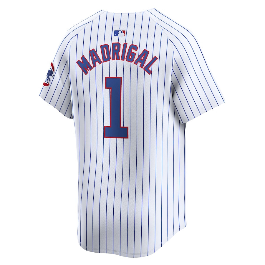Nick Madrigal 1 Chicago Cubs Home Limited Player White MLB Jersey Men's