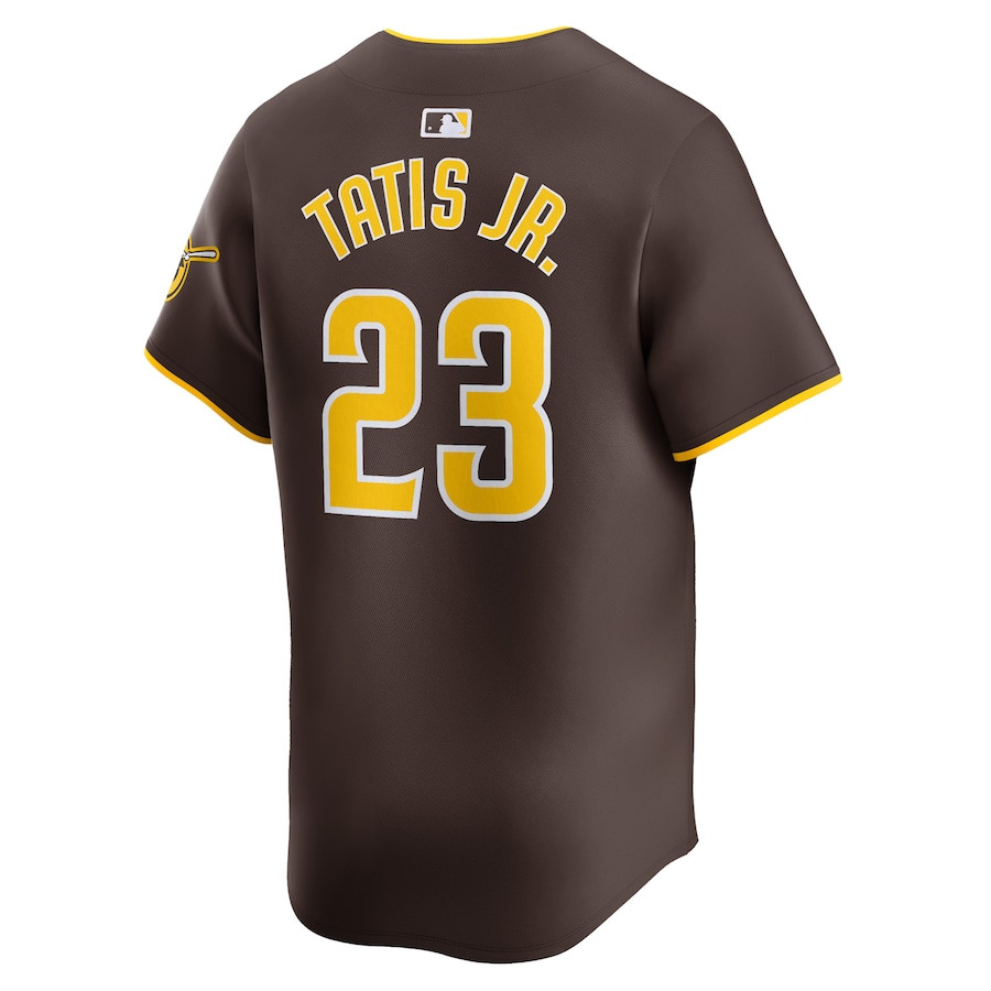 Fernando Tatis Jr. 23 San Diego Padres Away Limited Player Brown MLB Jersey Men's