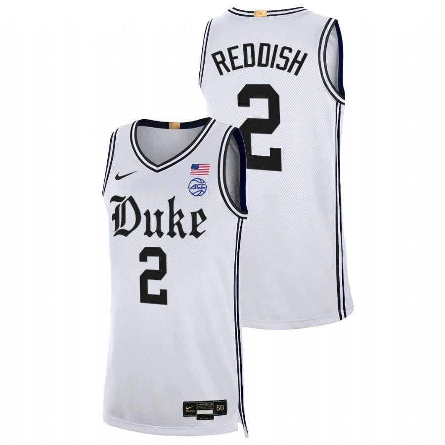 Cam Reddish White Duke Blue Devils Cameron Brotherhood 2023 Limited NCAA Jersey Men's
