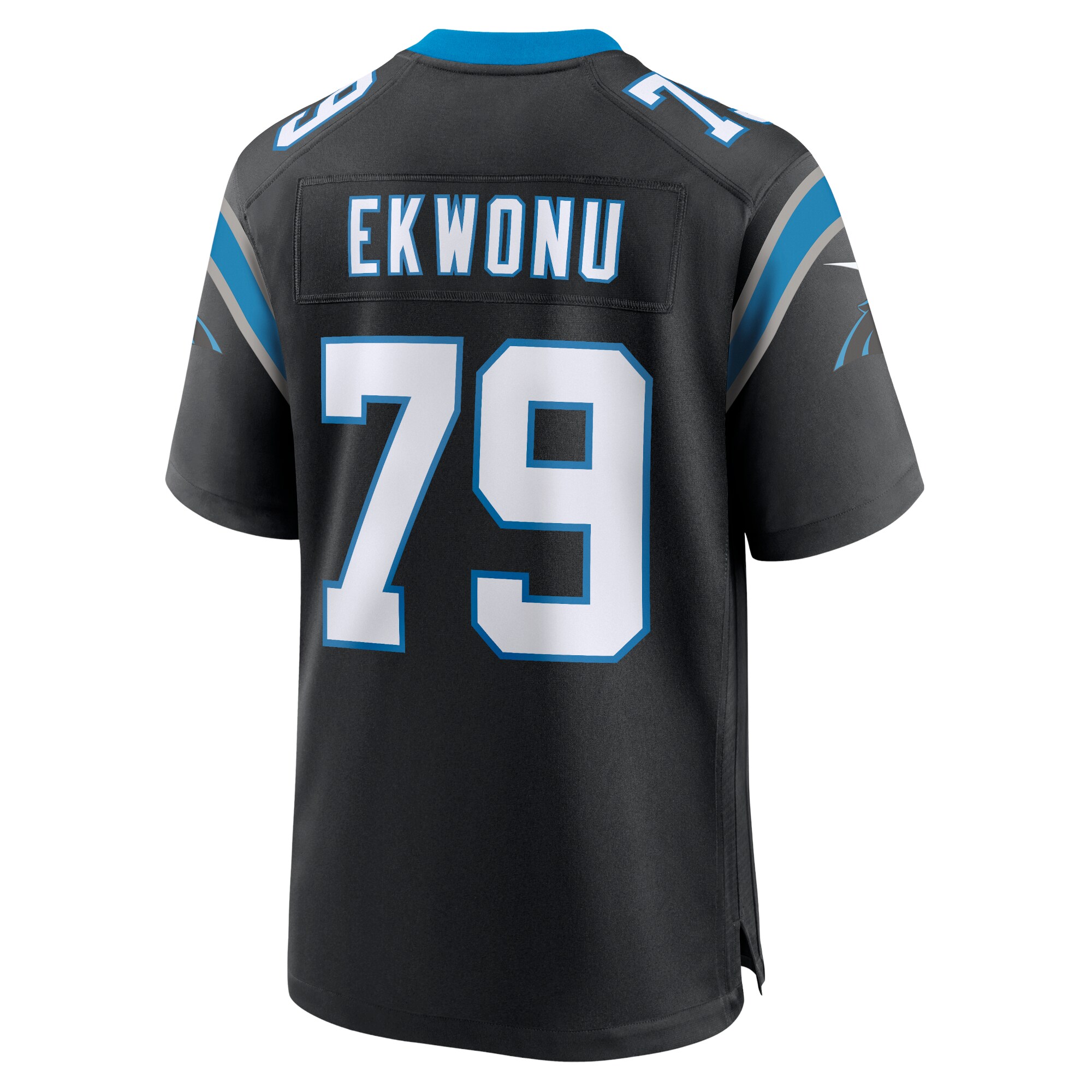 Carolina Panthers Ikem Ekwonu Black Game NFL Jersey Men's