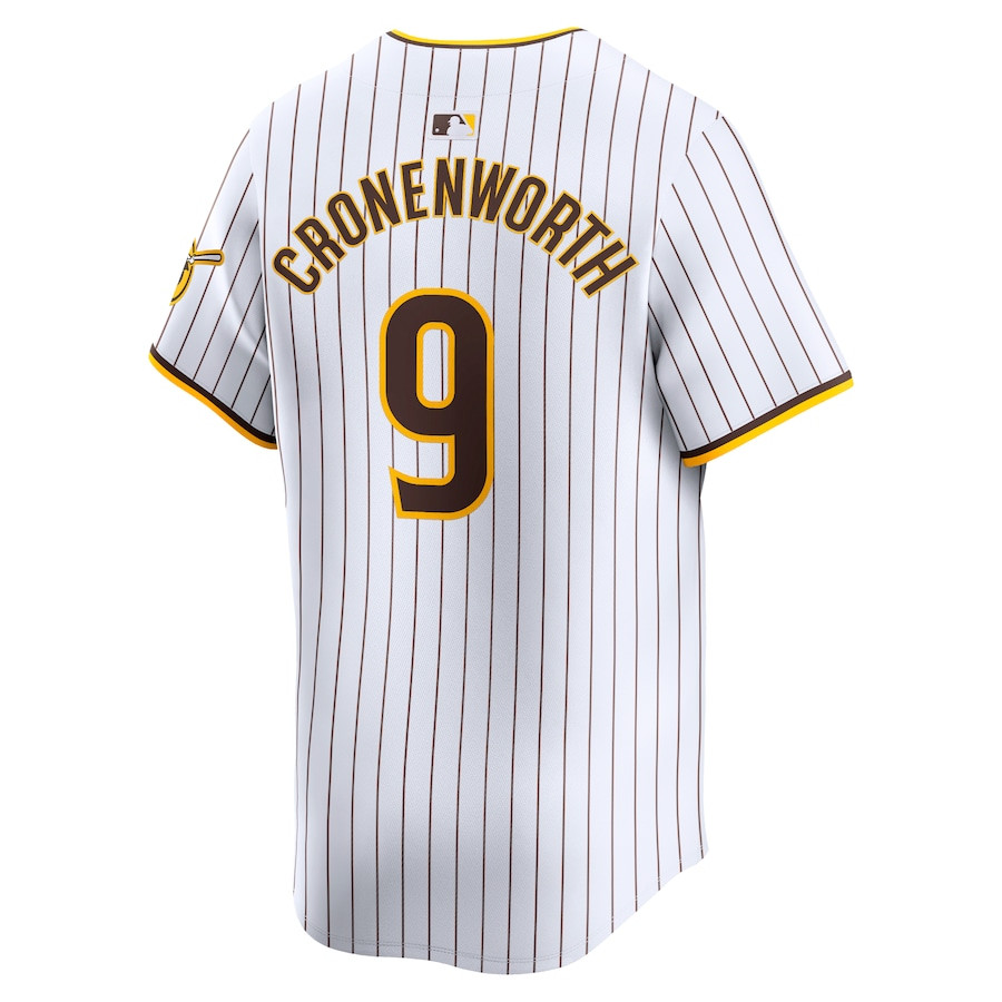 Jake Cronenworth 9 San Diego Padres Home Limited Player White MLB Jersey Men's