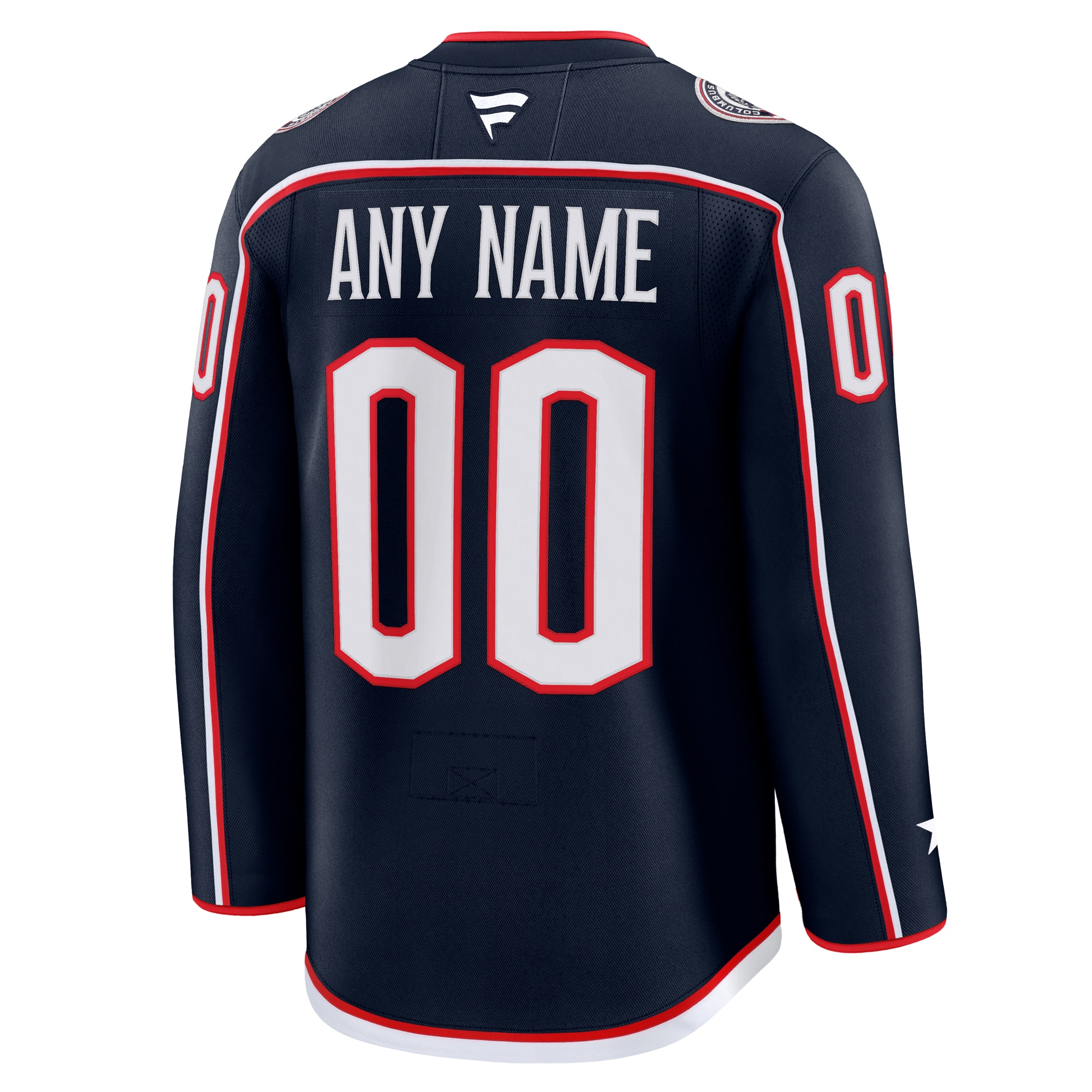 Columbus Blue Jackets Navy Home Premium Custom NHL Jersey Men's
