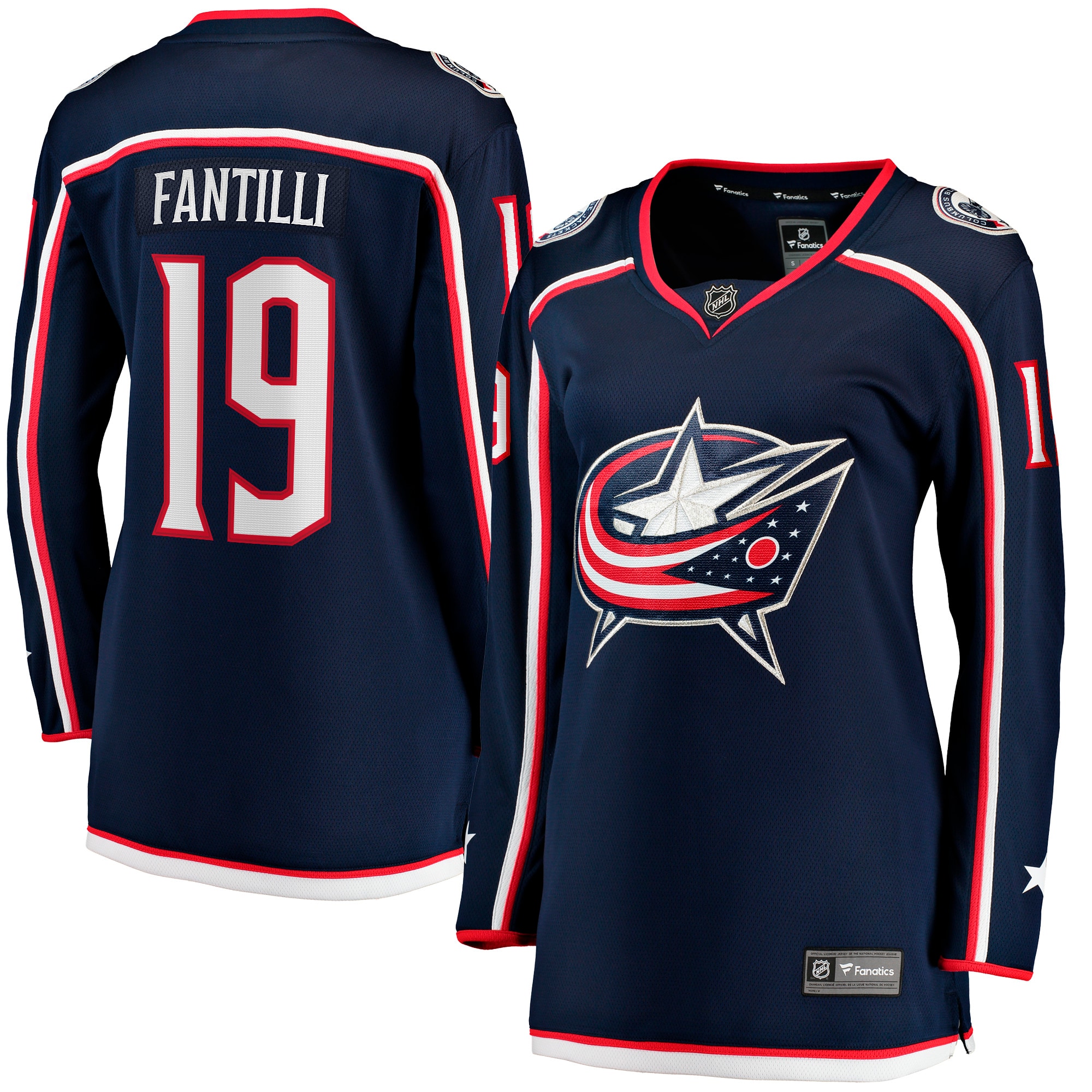 Columbus Blue Jackets Adam Fantilli Navy Home Premier Breakaway Player NHL Jersey Women's