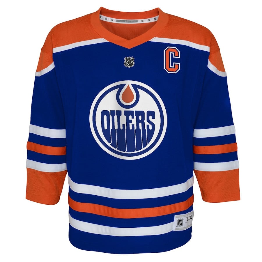 Connor McDavid 97 Edmonton Oilers Home NHL Jersey Men's