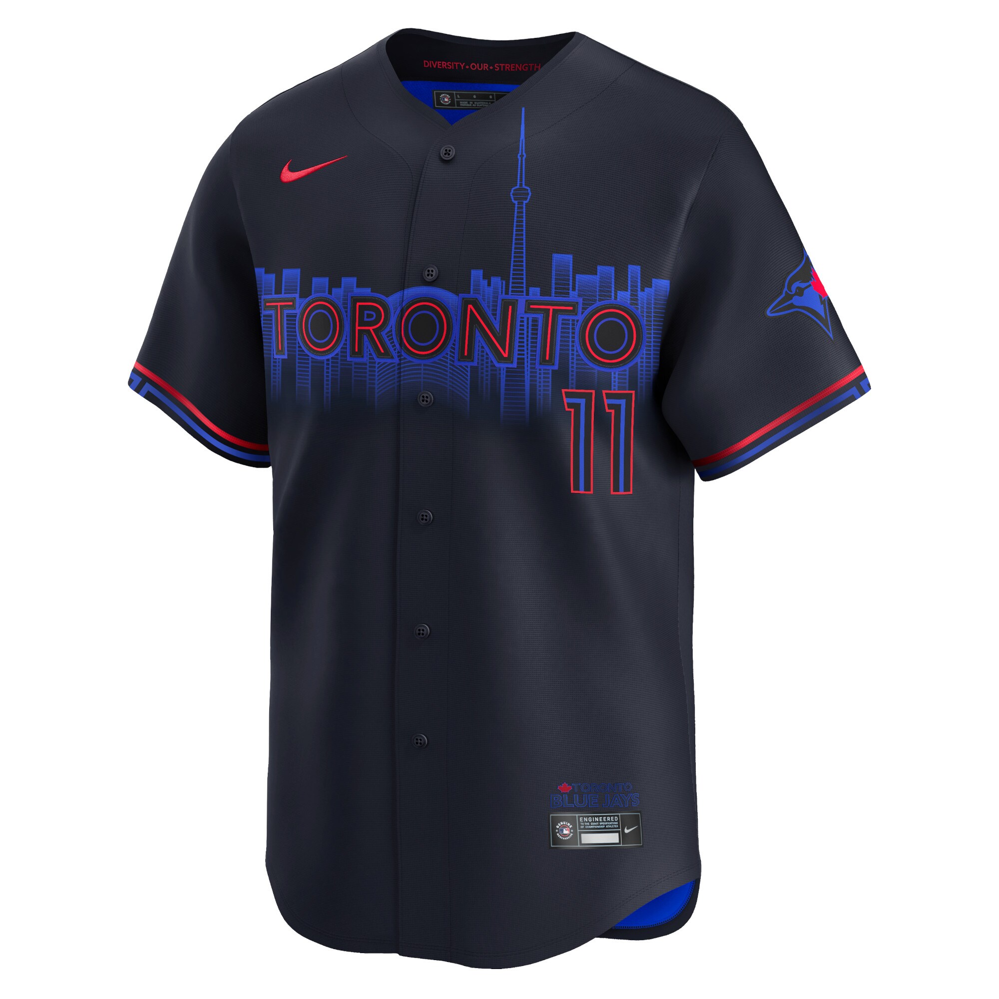 Toronto Blue Jays Bo Bichette Black 2024 City Connect Limited Player MLB Jersey Men's
