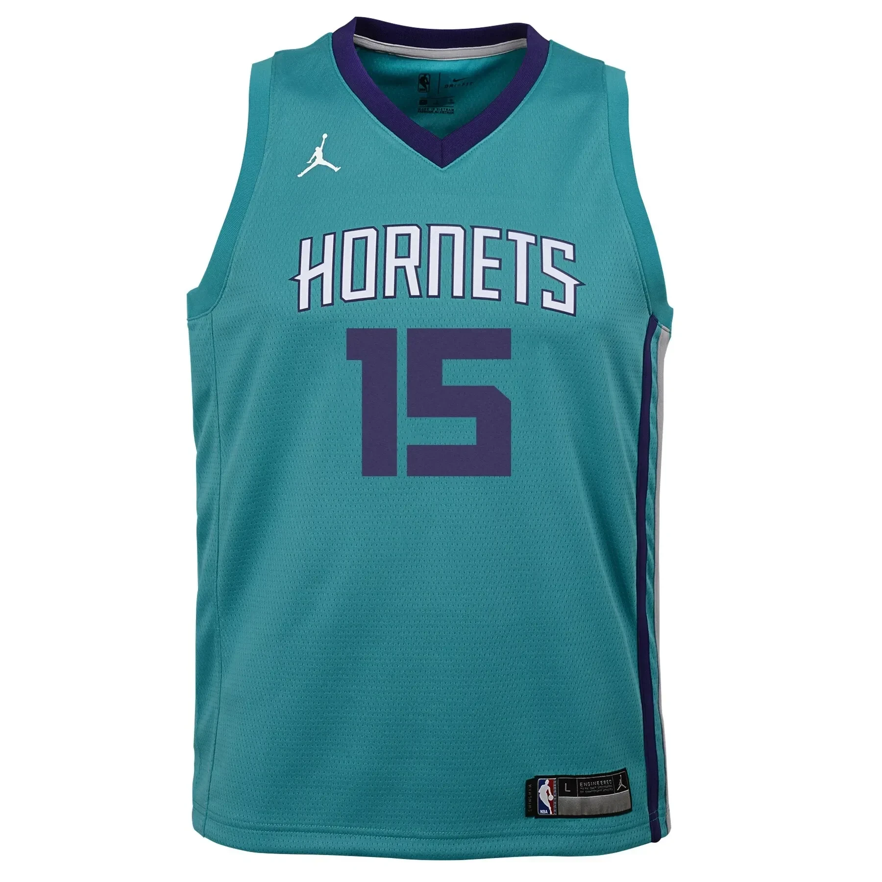 Kemba Walker Charlotte Hornets Swingman Teal Icon Edition NBA Jersey Youth