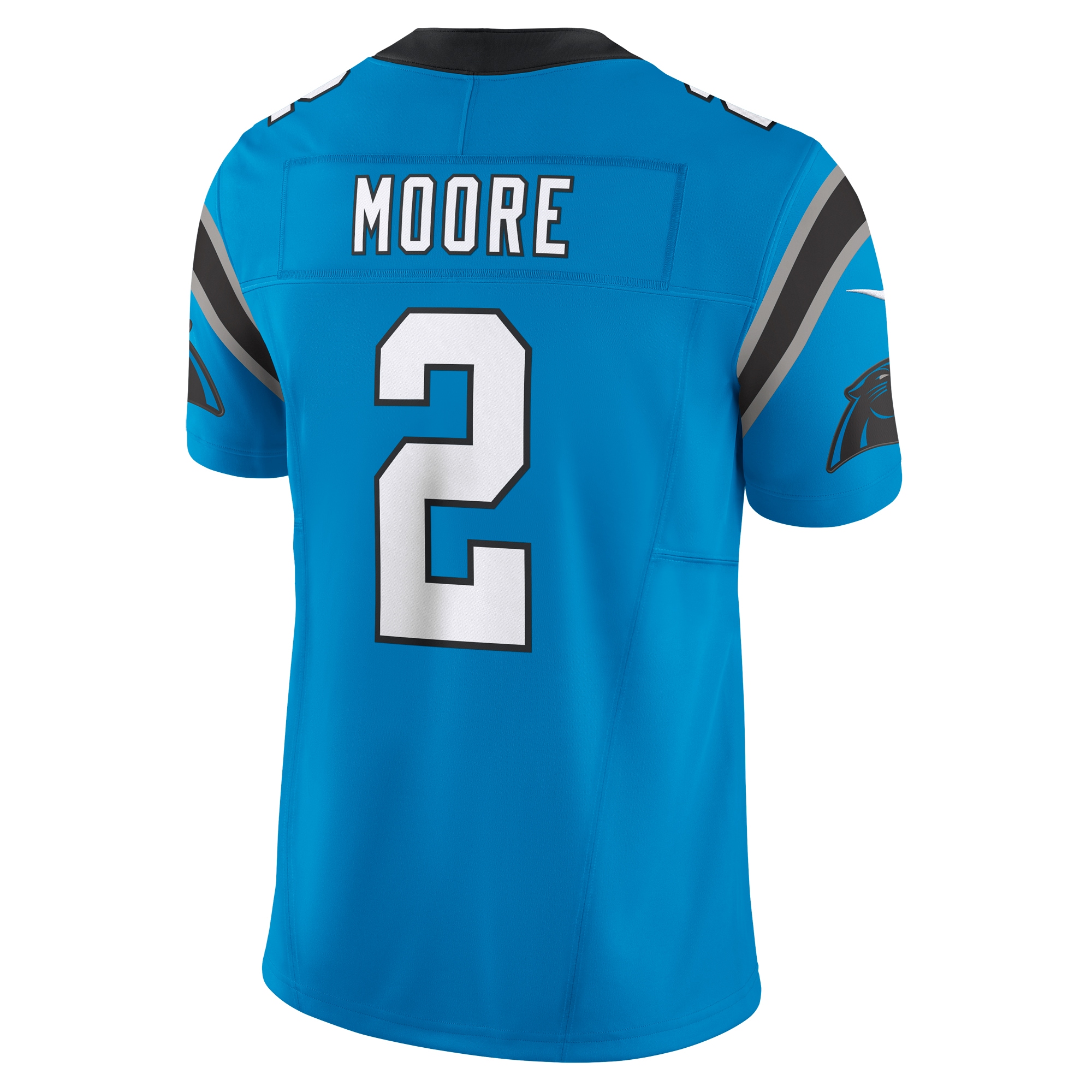 Carolina Panthers D.J. Moore Blue Vapor F.U.S.E. Limited NFL Jersey Men's