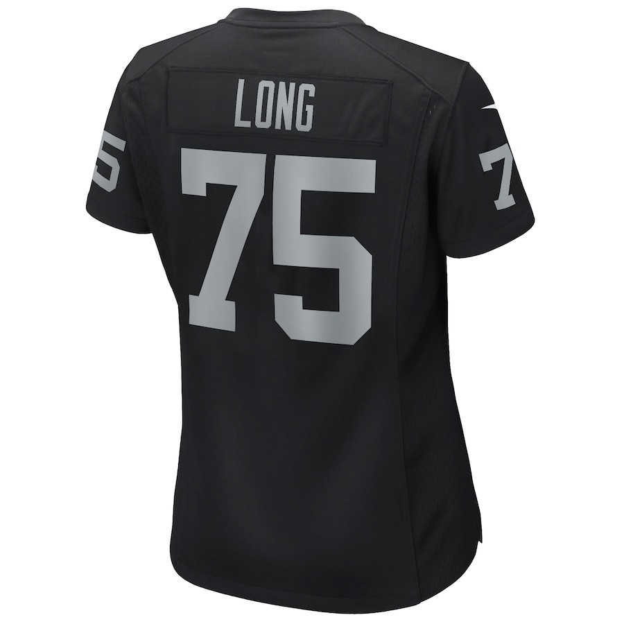 Howie Long 75 Las Vegas Raiders Game Retired Black NFL Jersey Women's