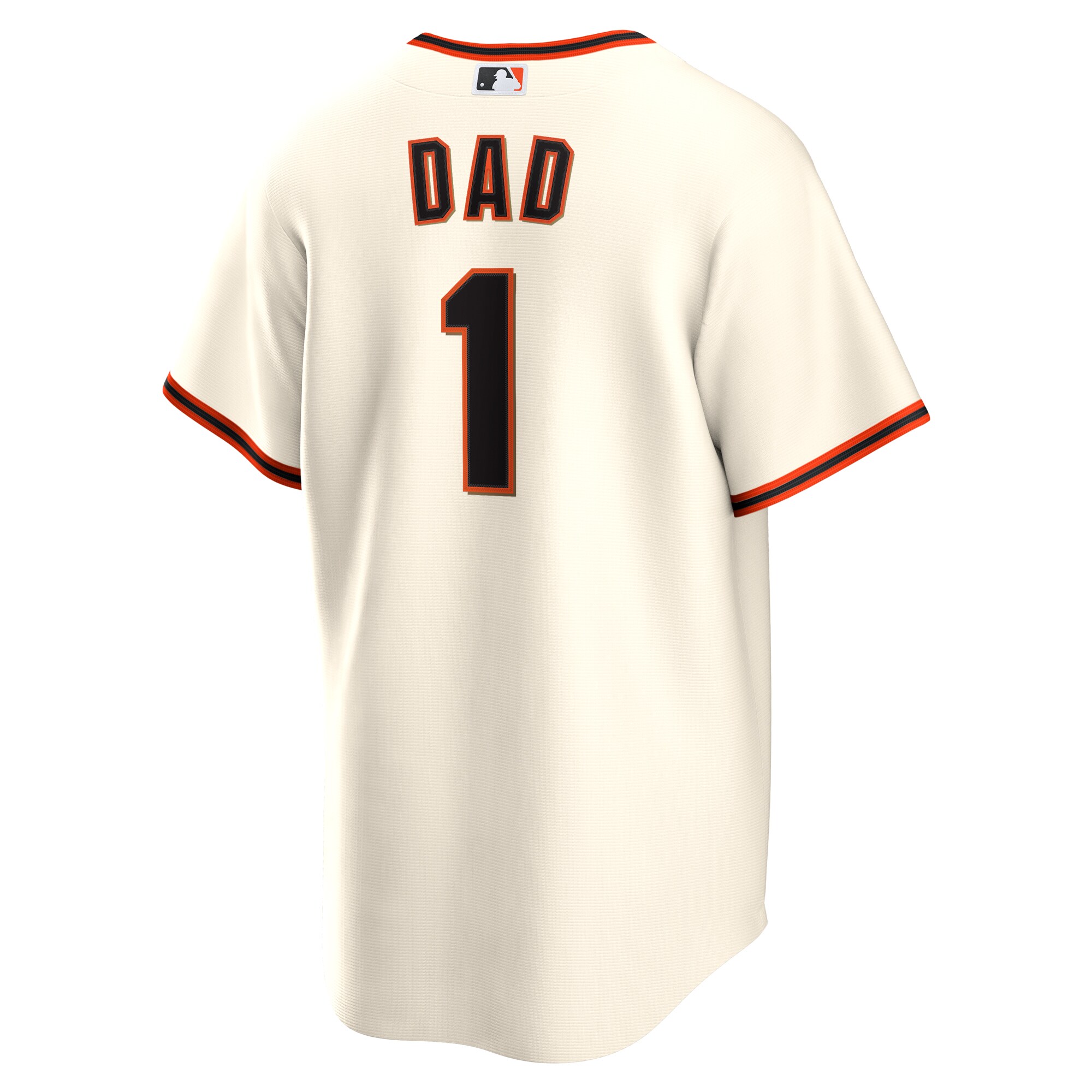 San Francisco Giants White #1 Dad Home MLB Jersey Men's