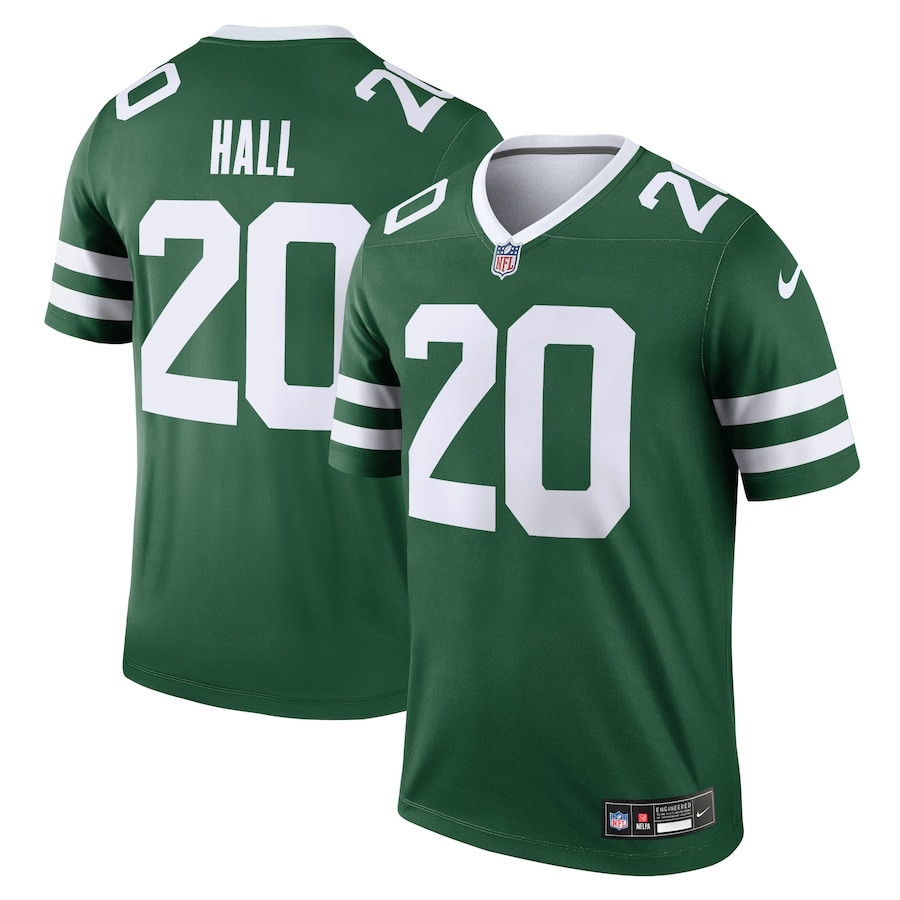 Breece Hall 20 New York Jets Legend Legacy Green NFL Jersey Men's