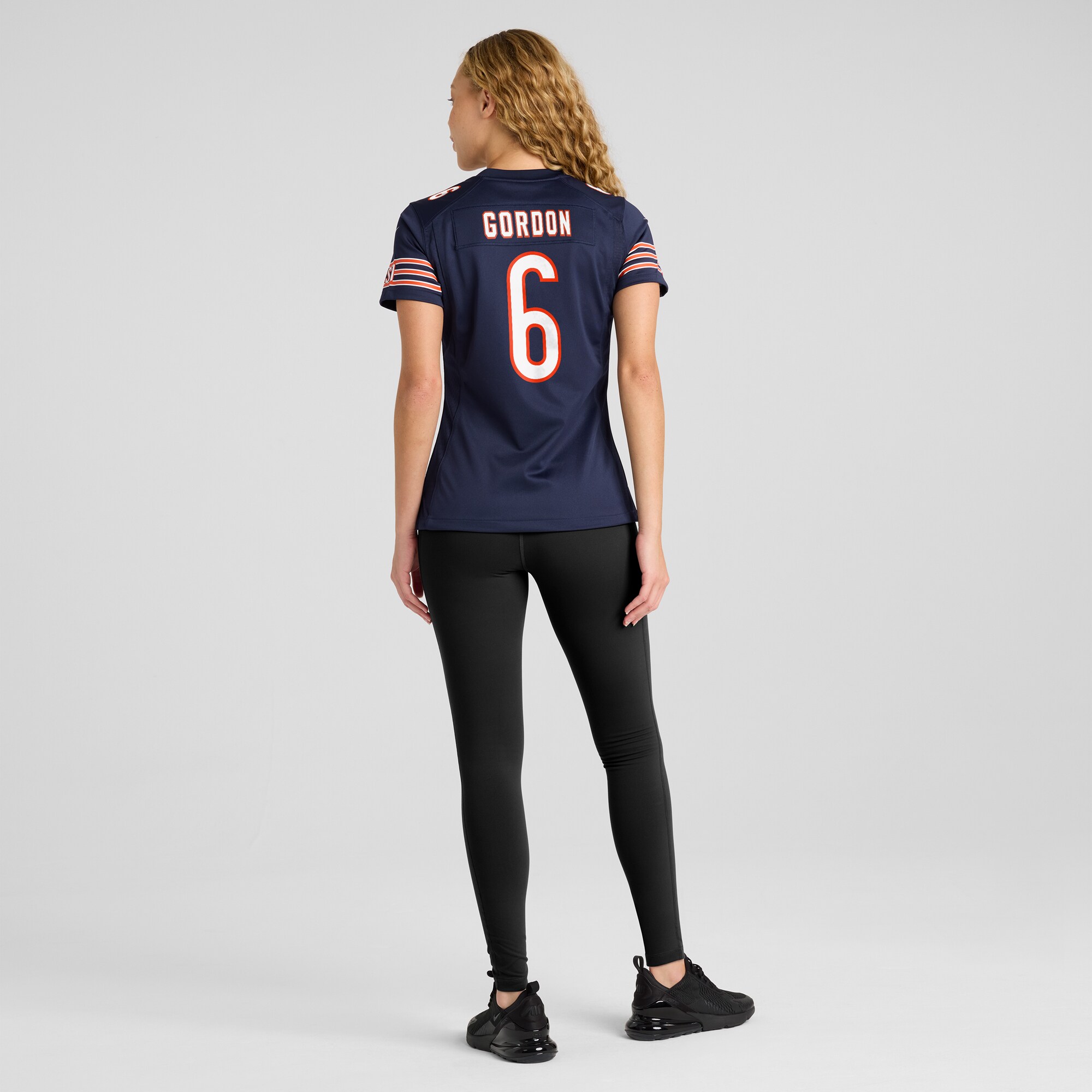 Chicago Bears Kyler Gordon Navy Game Player NFL Jersey Women's