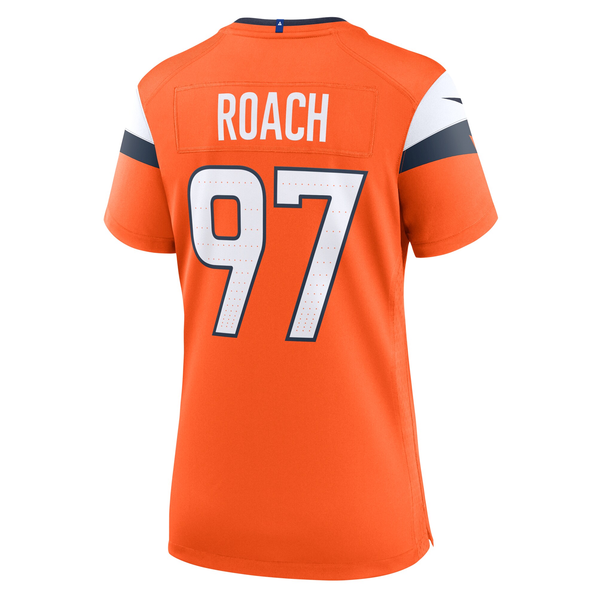 Denver Broncos Malcolm Roach Orange Team Game NFL Jersey Women's